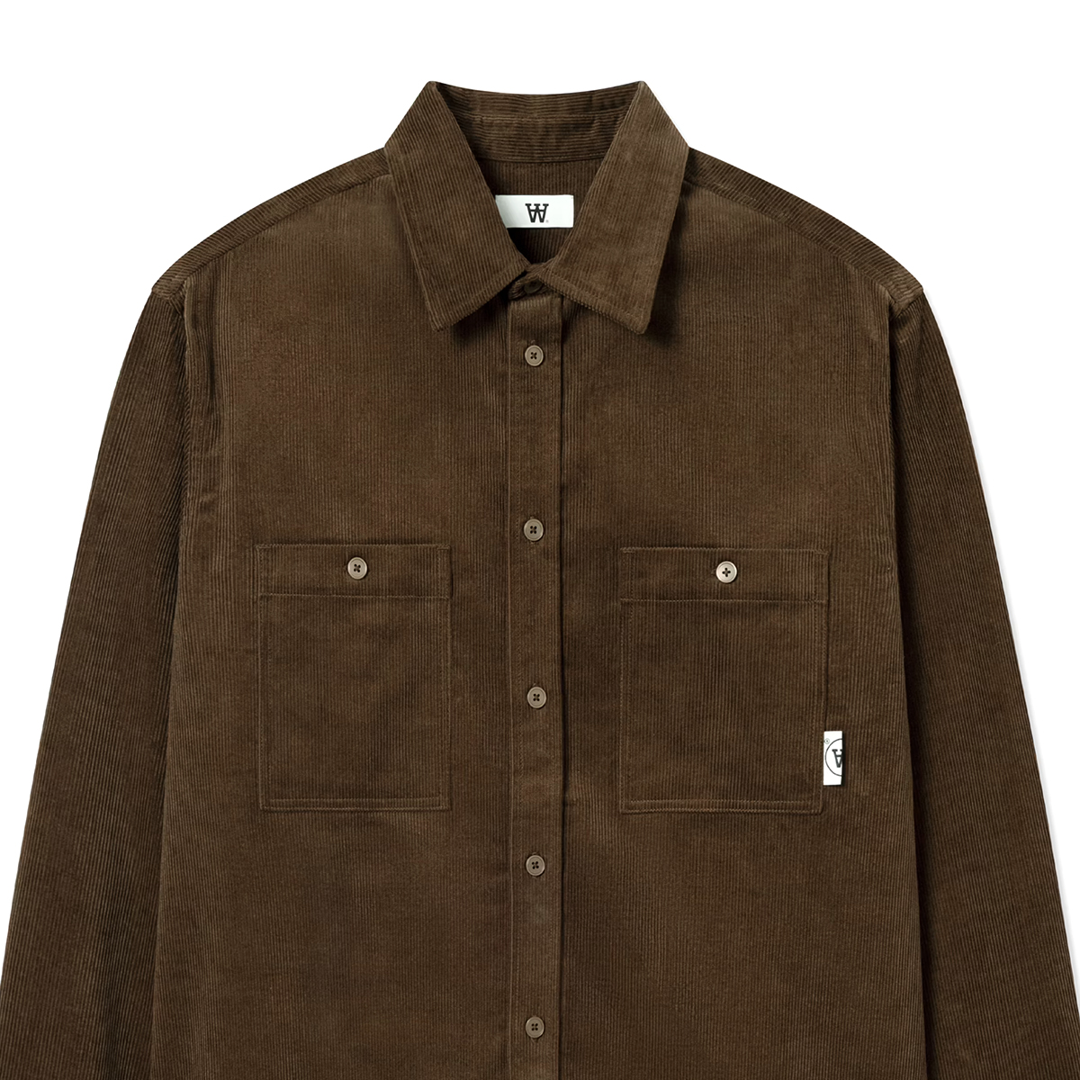 Cooper Cord Overshirt - Brown