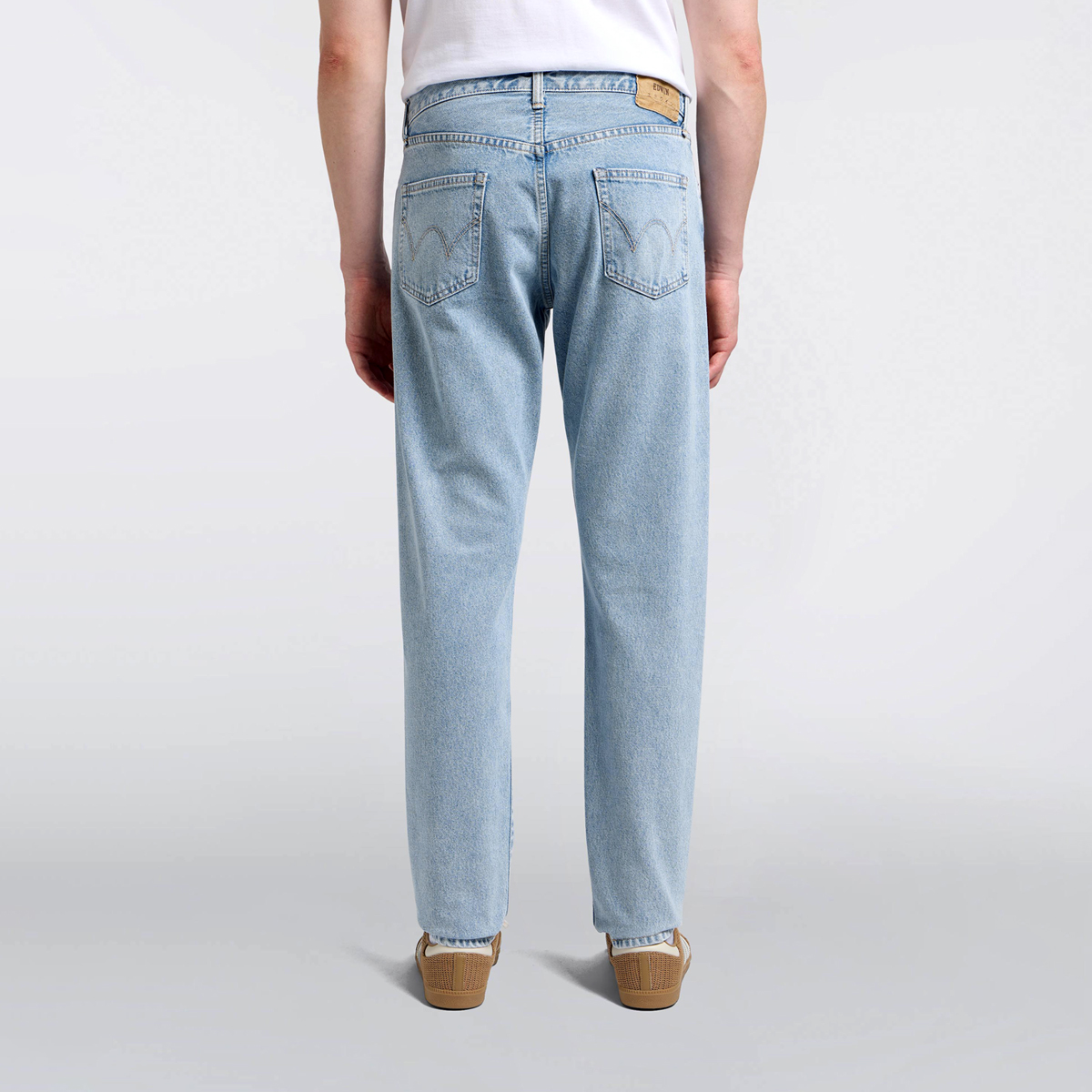 Regular Tapered Jeans - Blue Mid Light Used