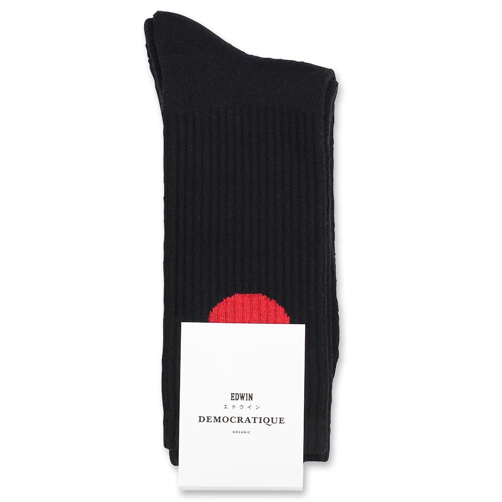 JAPANESE SUN x DEMOCRATIQUE Socke - Black