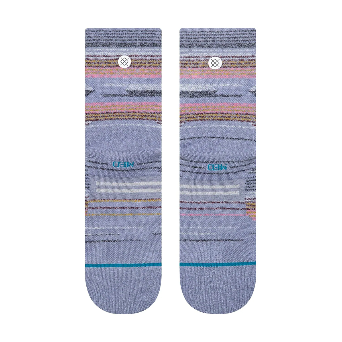Fork In The Road - Performance Merino Wool Socke - InfiKnit - Indigo
