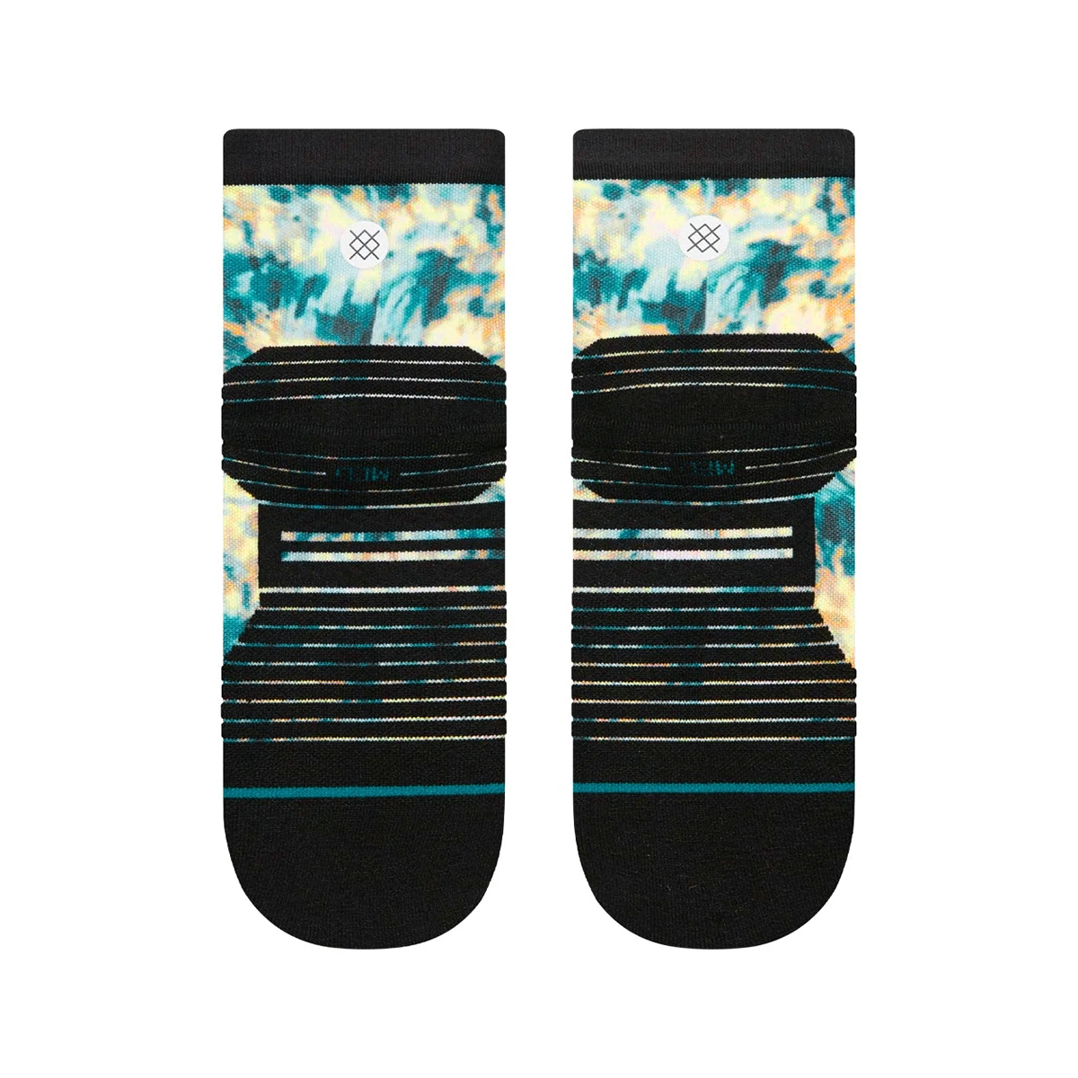 Serengeti Light Running Quarter Socks - Performance - Teal