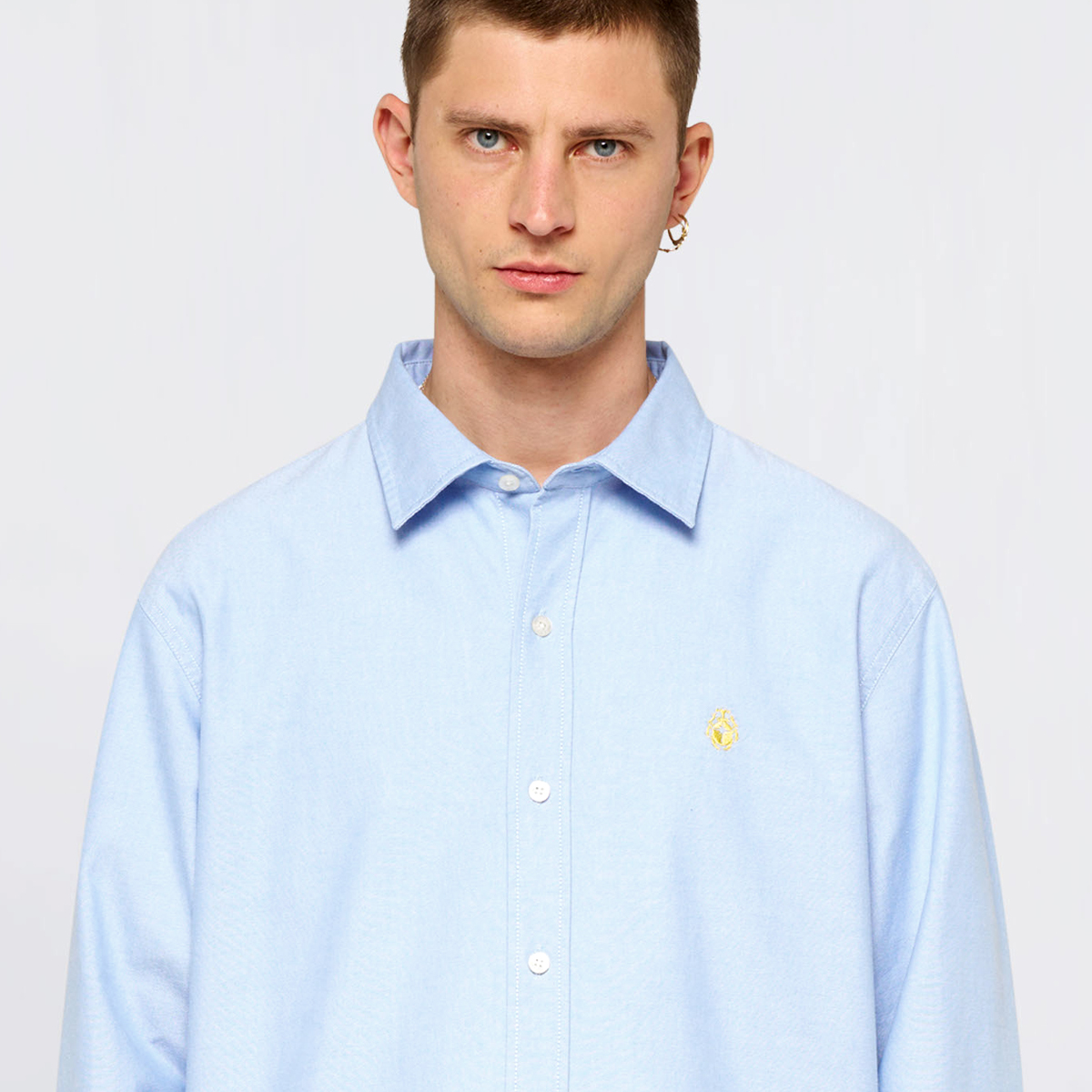 Big Oxford Shirt - Blue Yellow