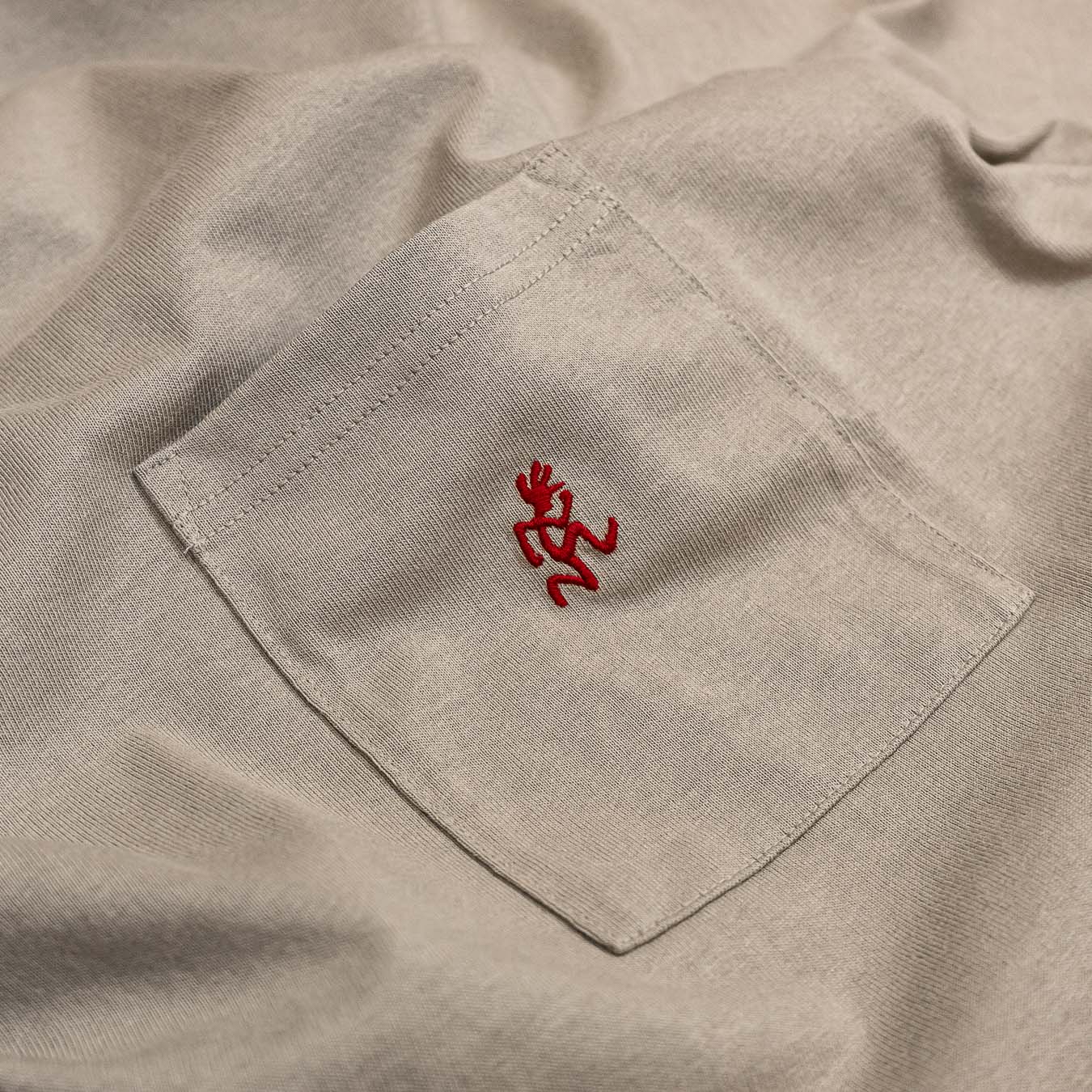 One Point Pocket T-Shirt - Vintage Khaki