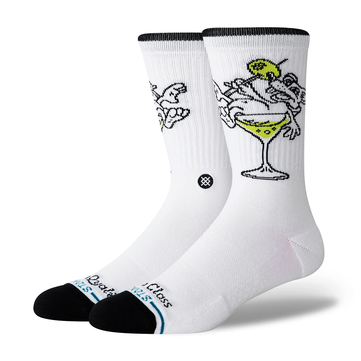 High Quality Low Class Crew Socks - White
