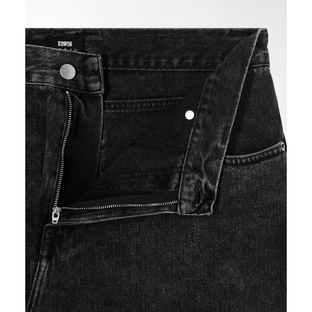 Matrix Pant - Loose Straight - Pembroke Black Denim 13,56 oz - Black Matt