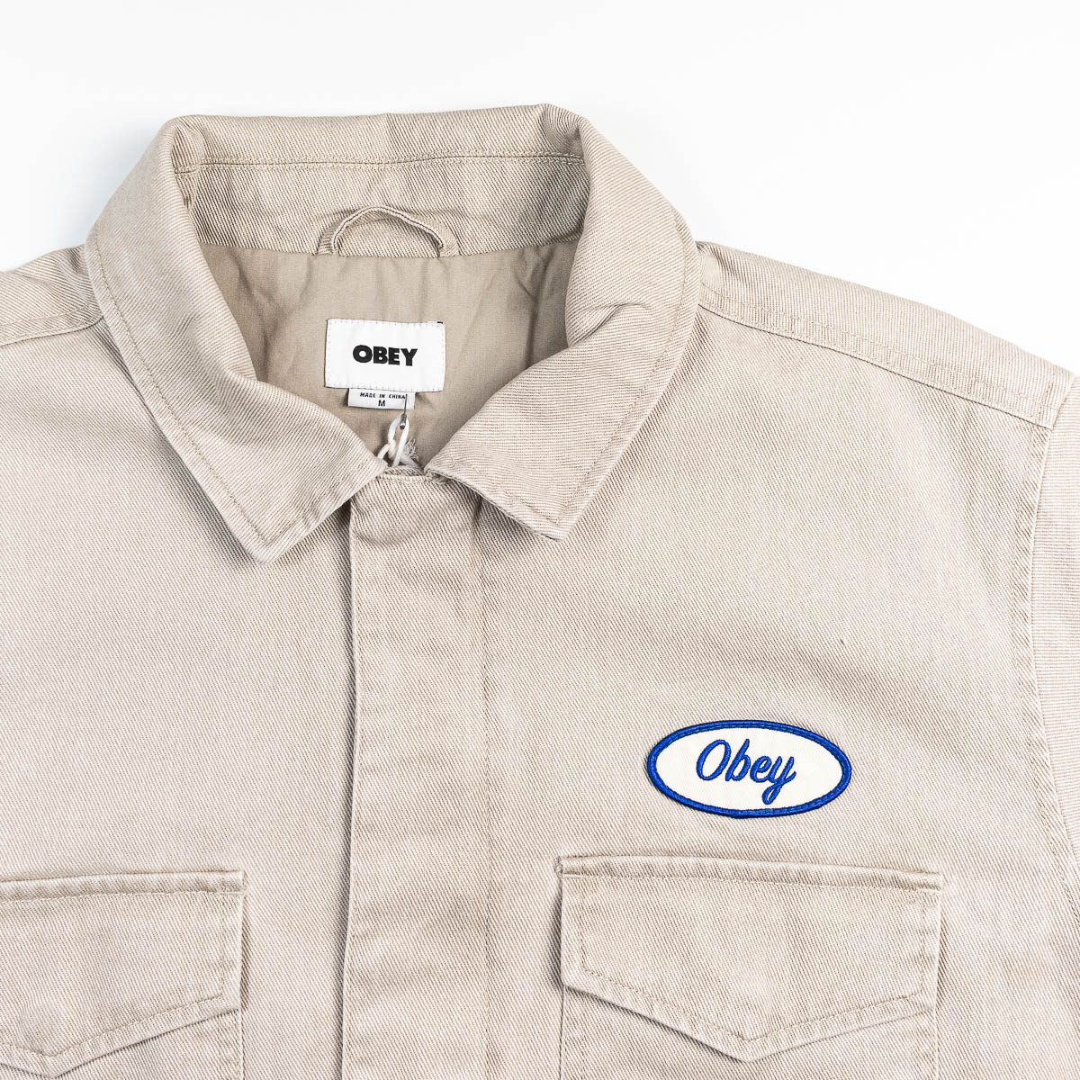 Tilton - Work Jacket - Silver Grey Faded Wash