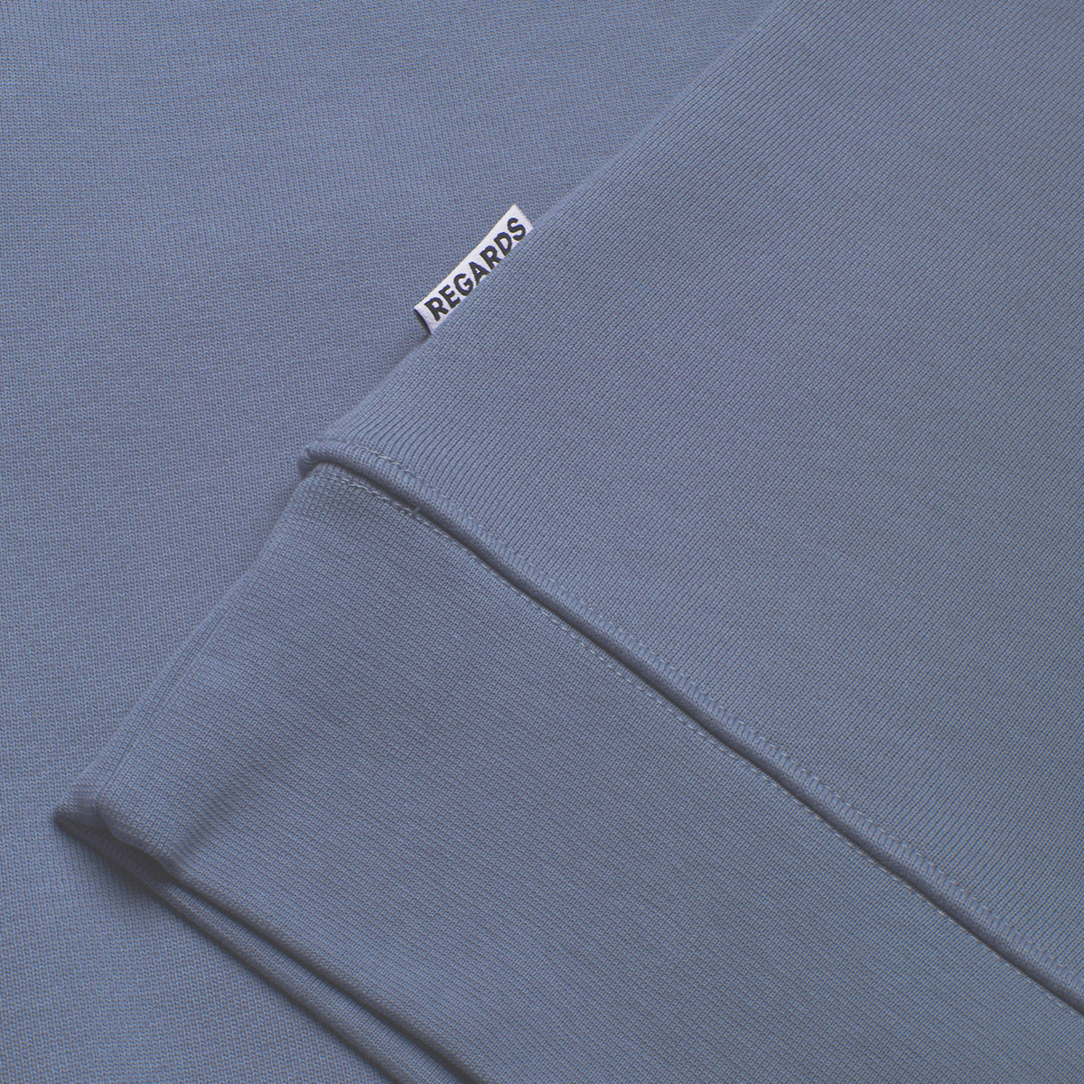 Relaxed Loopback Crewneck Sweatshirt - Soft Steel