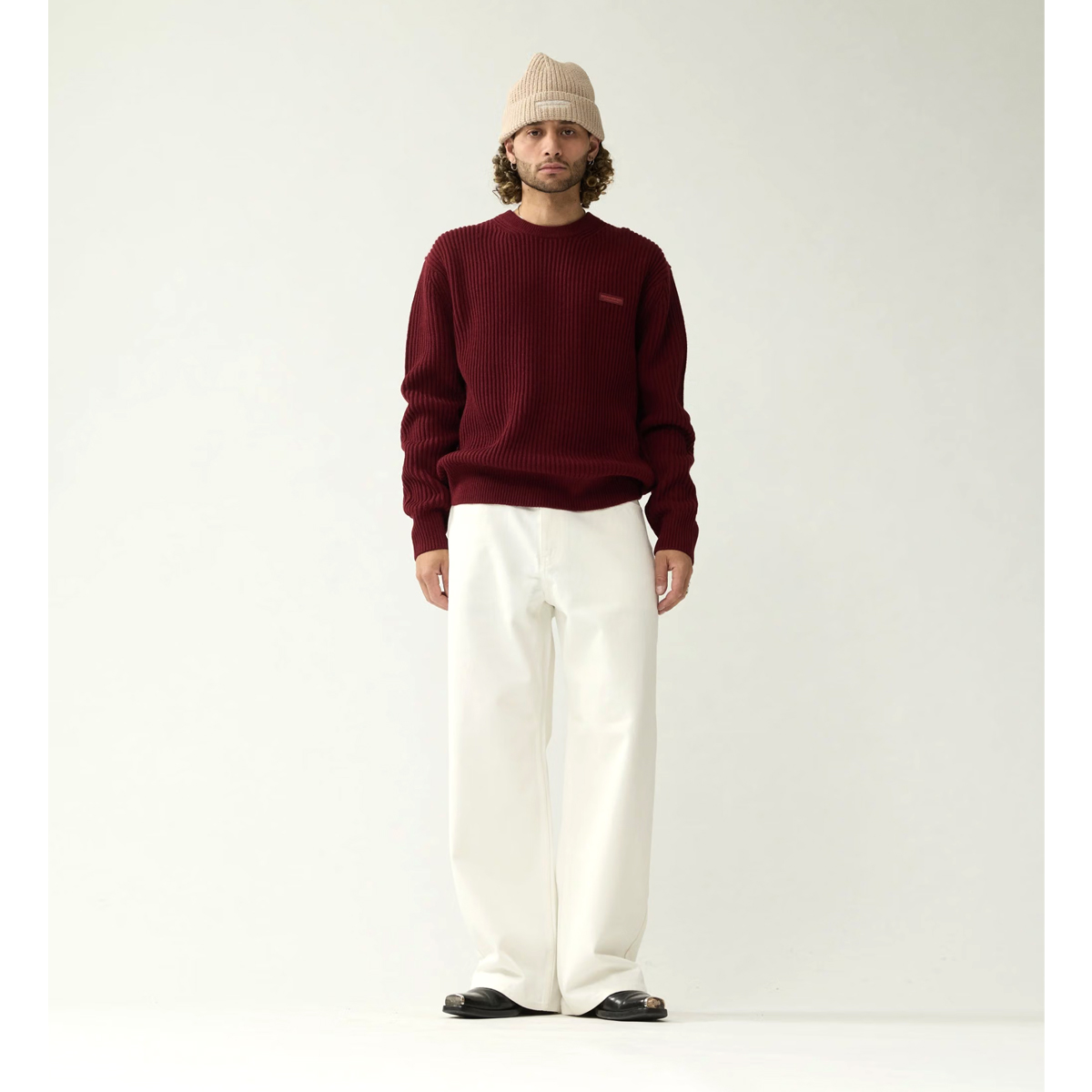 Stricksweater - Burgundy