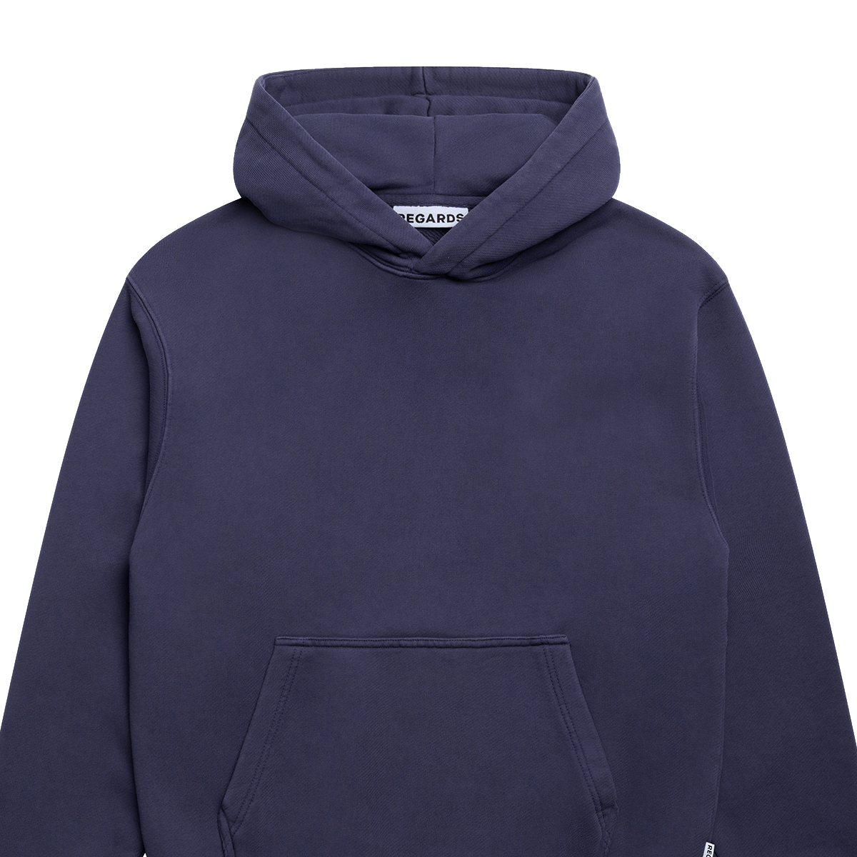 Relaxed Loopback Hoodie - Greystone Washed