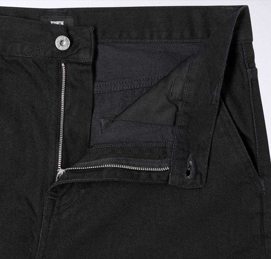 EDWIN Universe Pant - Cropped - Wayward Left Hand Denim 10OZ - Black Easy Stone Wash