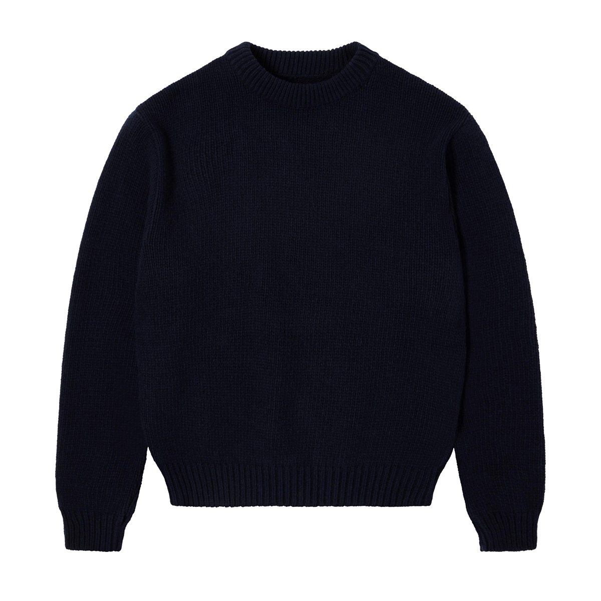 Ellis Strick Sweater - Boxy Fit - Navy