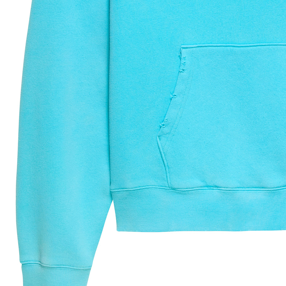Worked Logo Hoodie - Blue