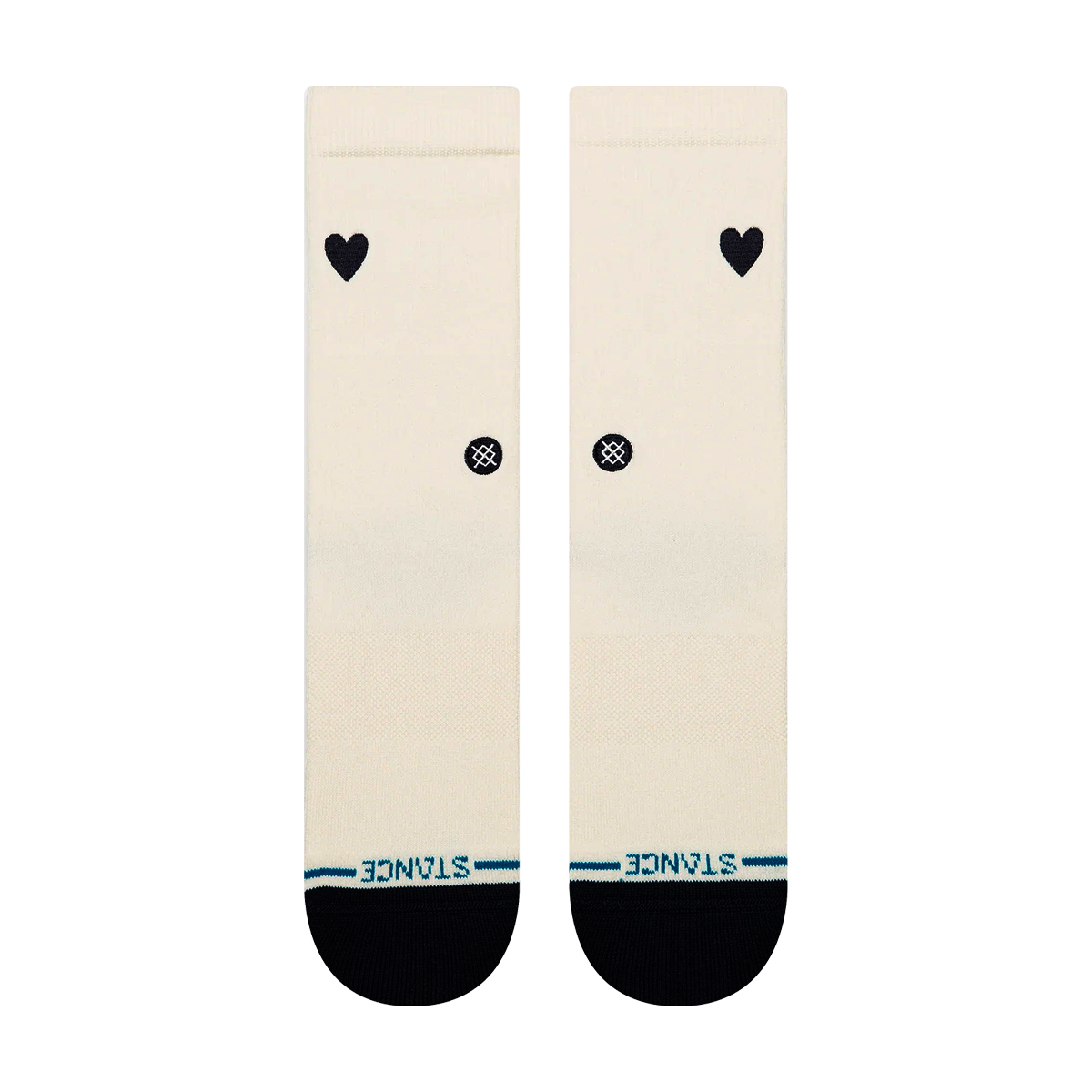 Heart Crew Socke - Beige