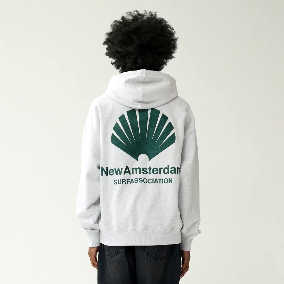 Logo Hoodie - Grey Teal
