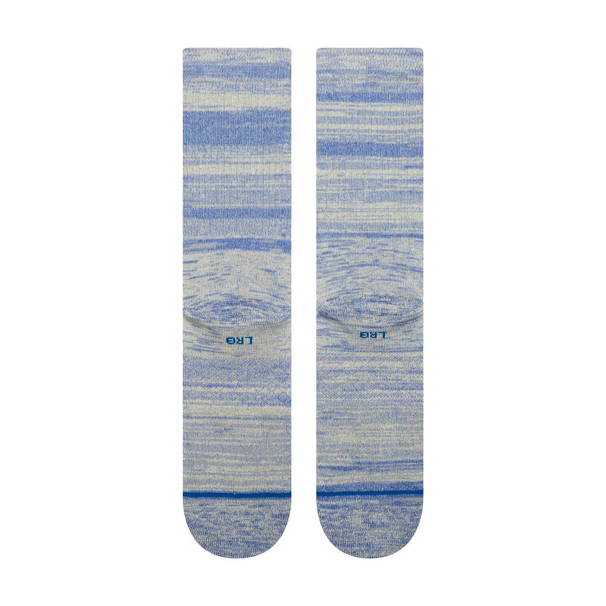 Marled Crew Socks - Blue