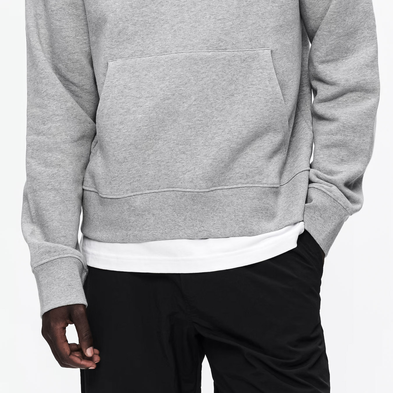 Ash Hoodie - Grey Melange