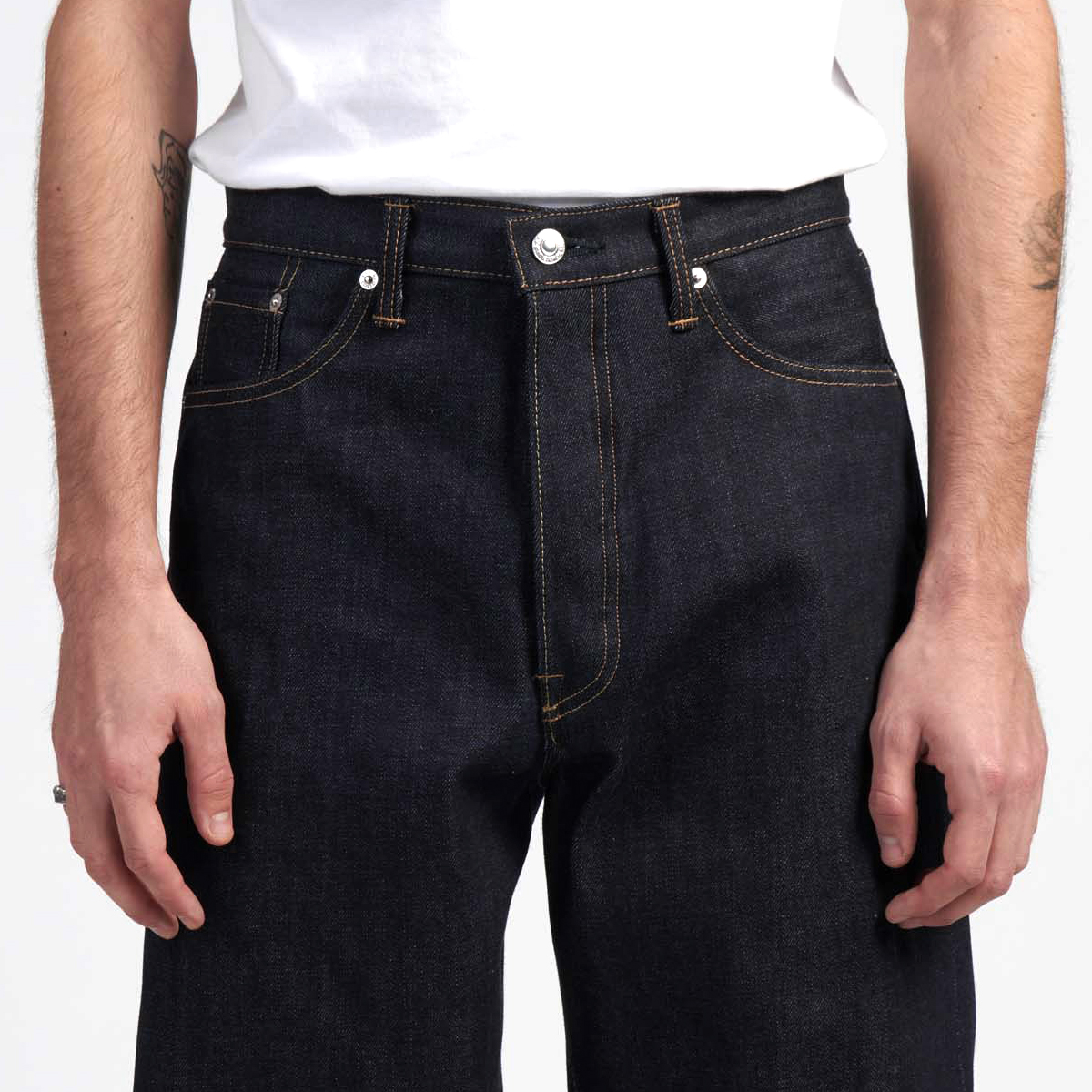 Loose Jeans - Red Selvage - Unwashed