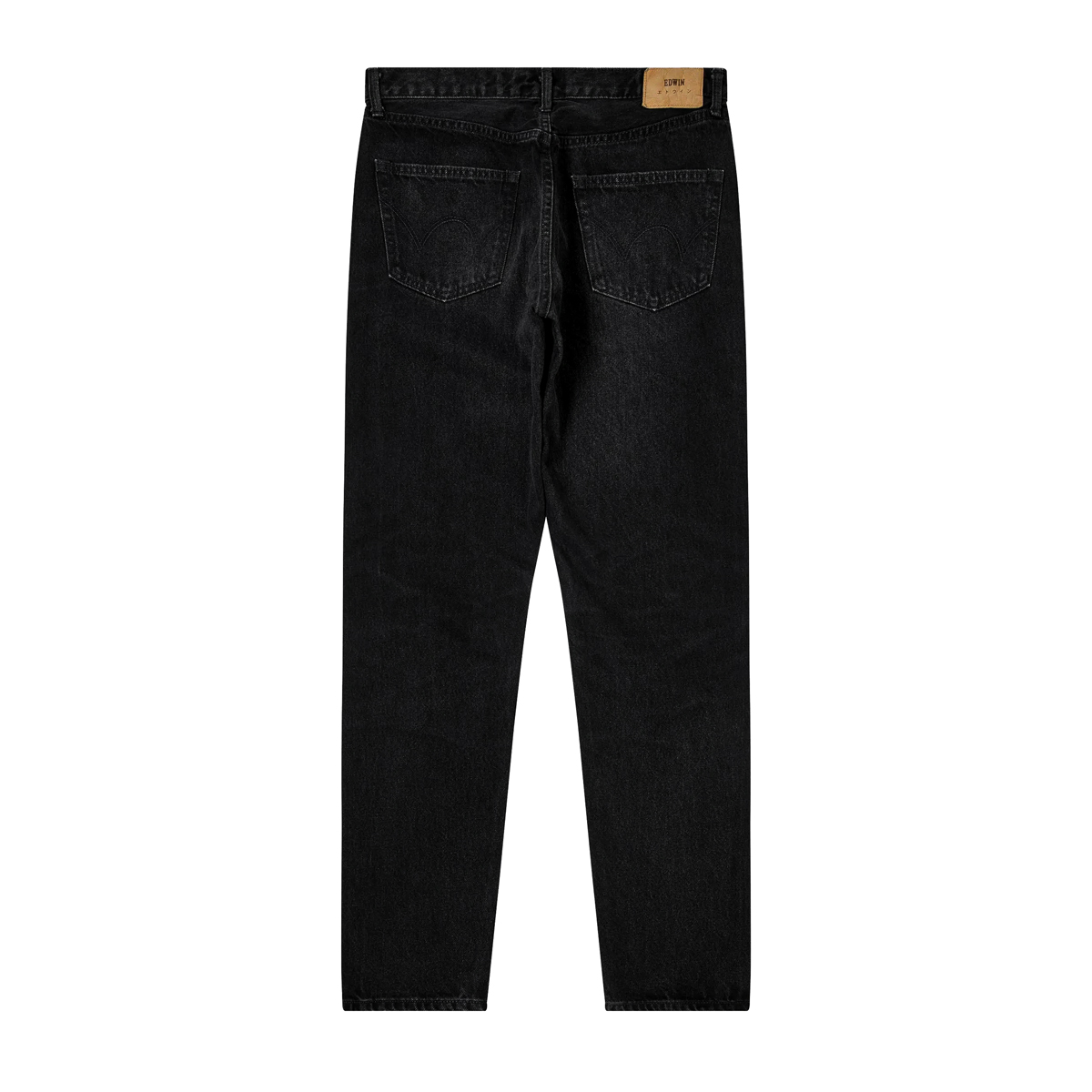 Regular Tapered Kaihara - Made In Japan - Right Hand Black Denim 13oz - Black Dark Used