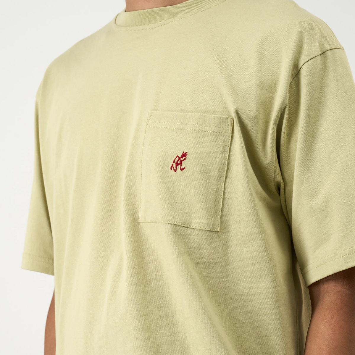 One Point Pocket T-Shirt - Lime