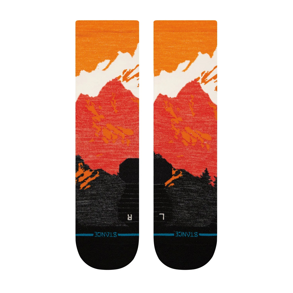 Out Of Range - Running Merino Wool Socke - InfiKnit - Orange