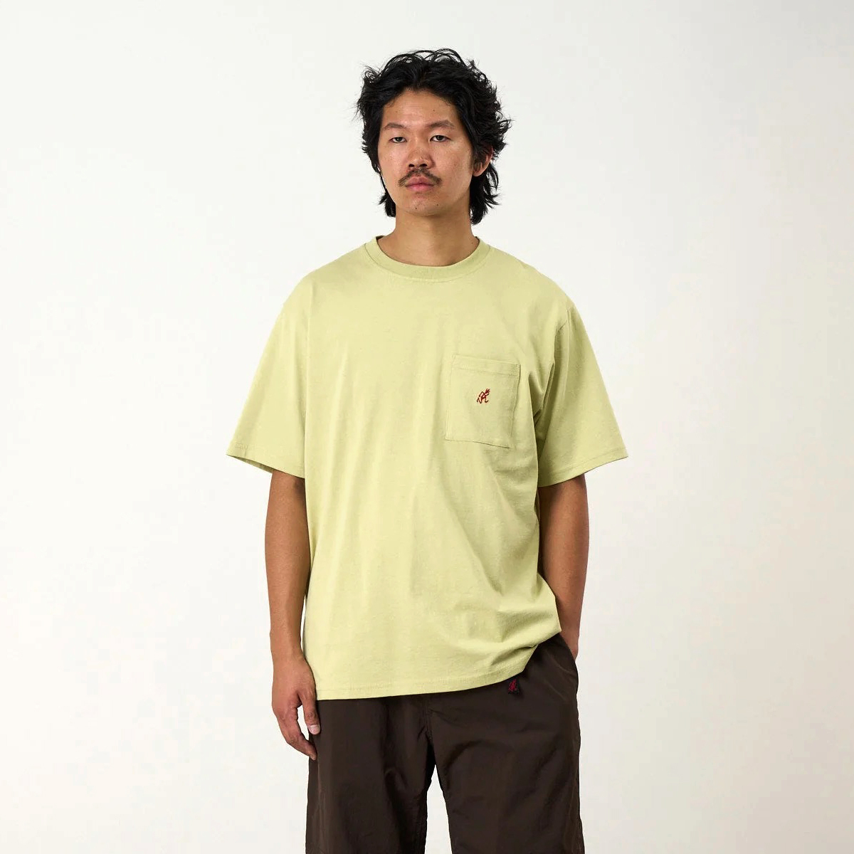 One Point Pocket T-Shirt - Lime