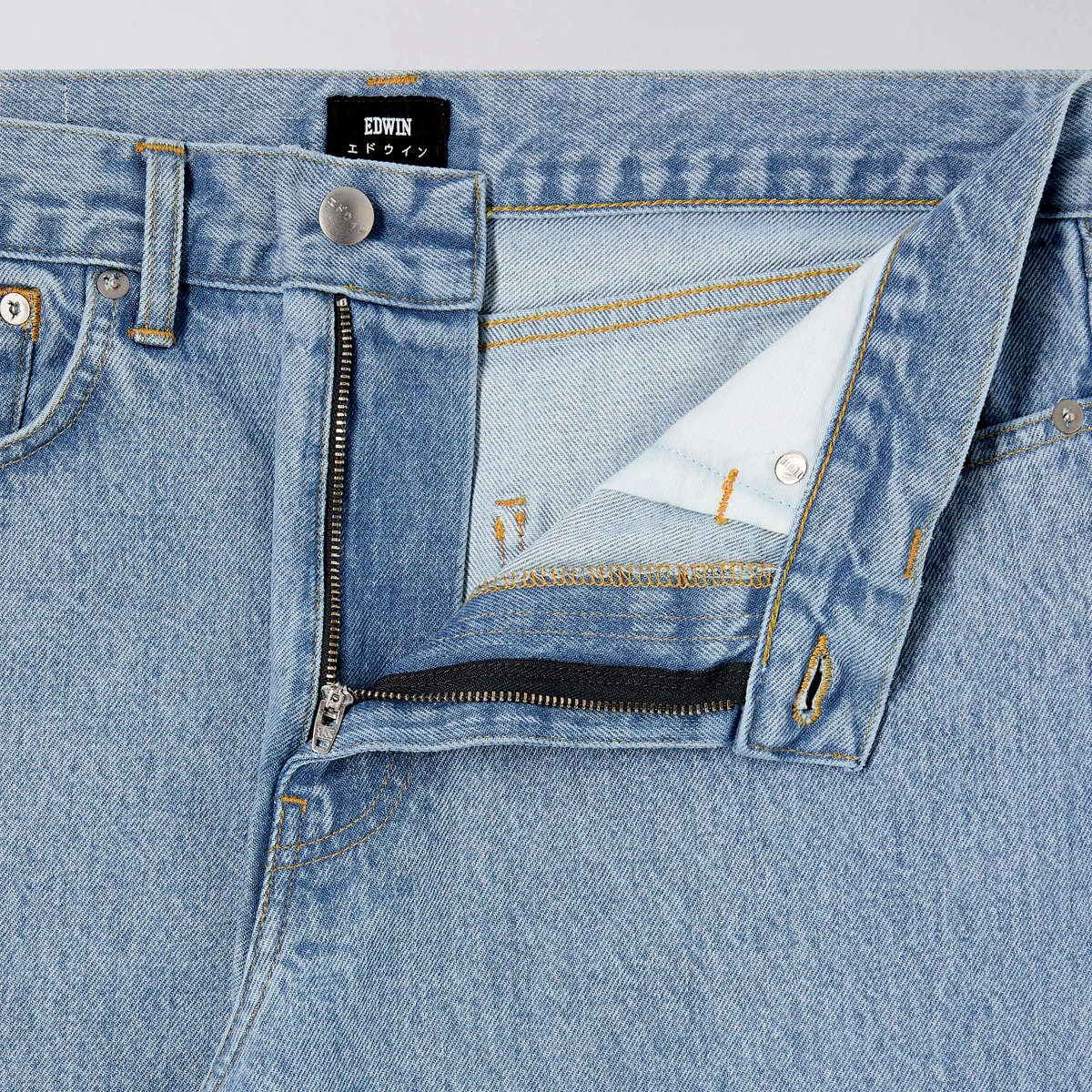 Cosmos Pant - Arctic Blue Denim 14,6 oz - Blue Heavy Bleach