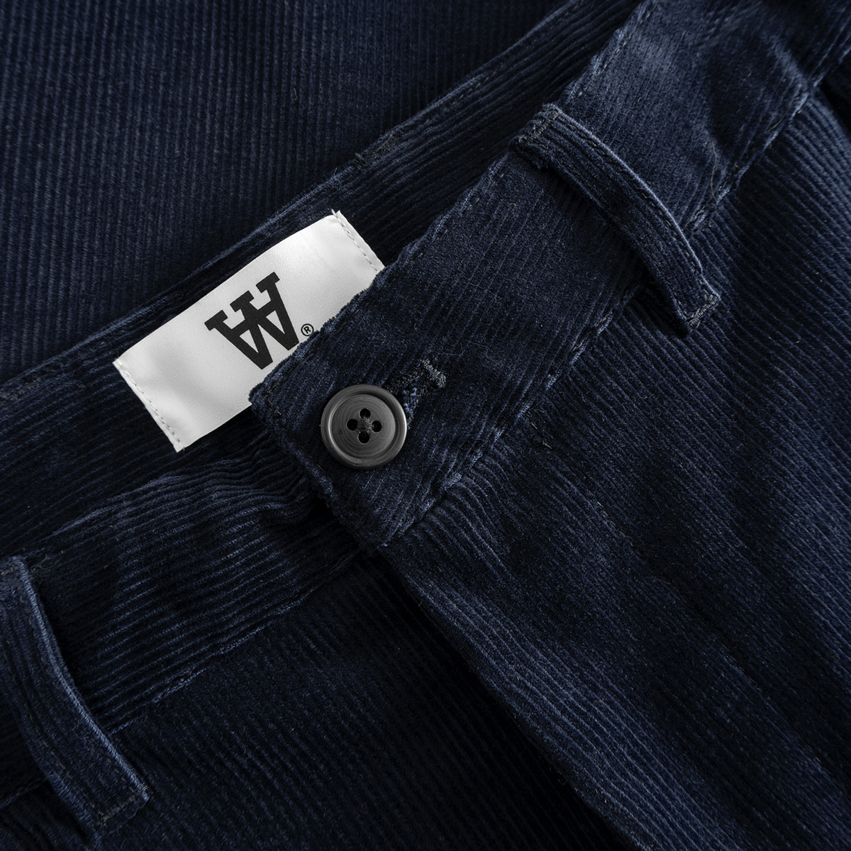 Silas Cord Pant - Navy Blue