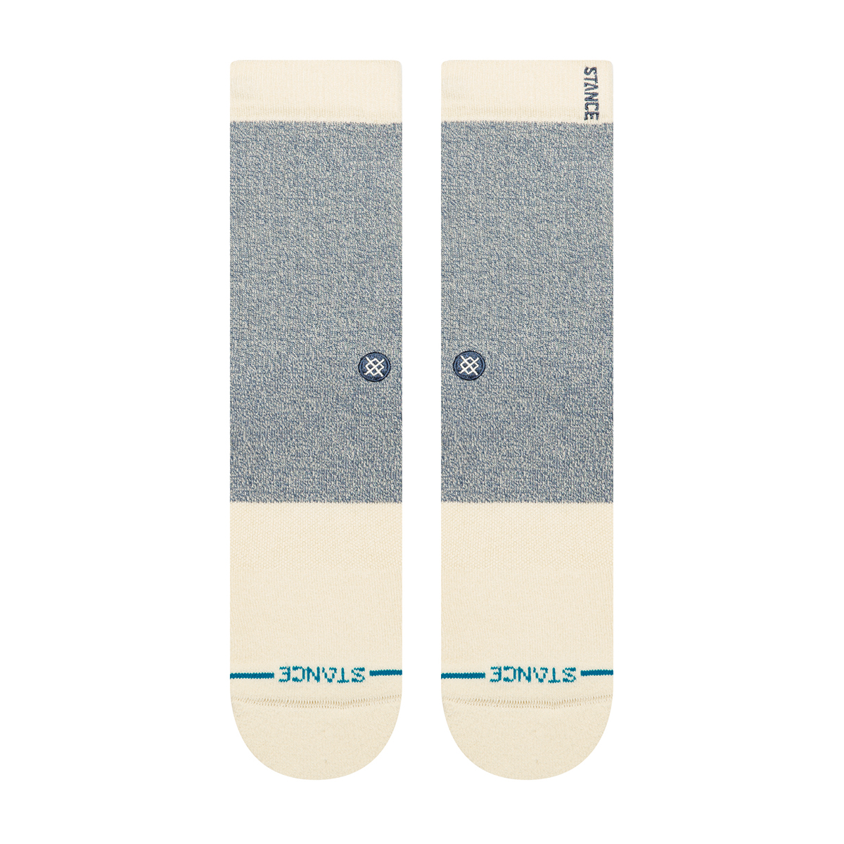 Horizon Crew Socks - Butter Blend - Indigo
