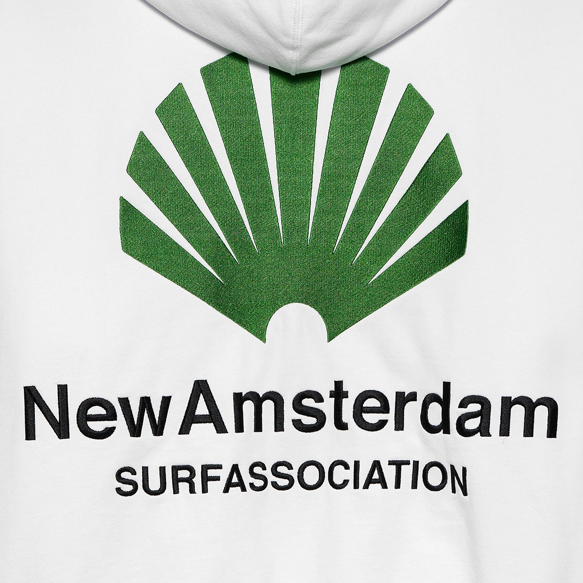 Logo Hoodie - Oversized - White Green