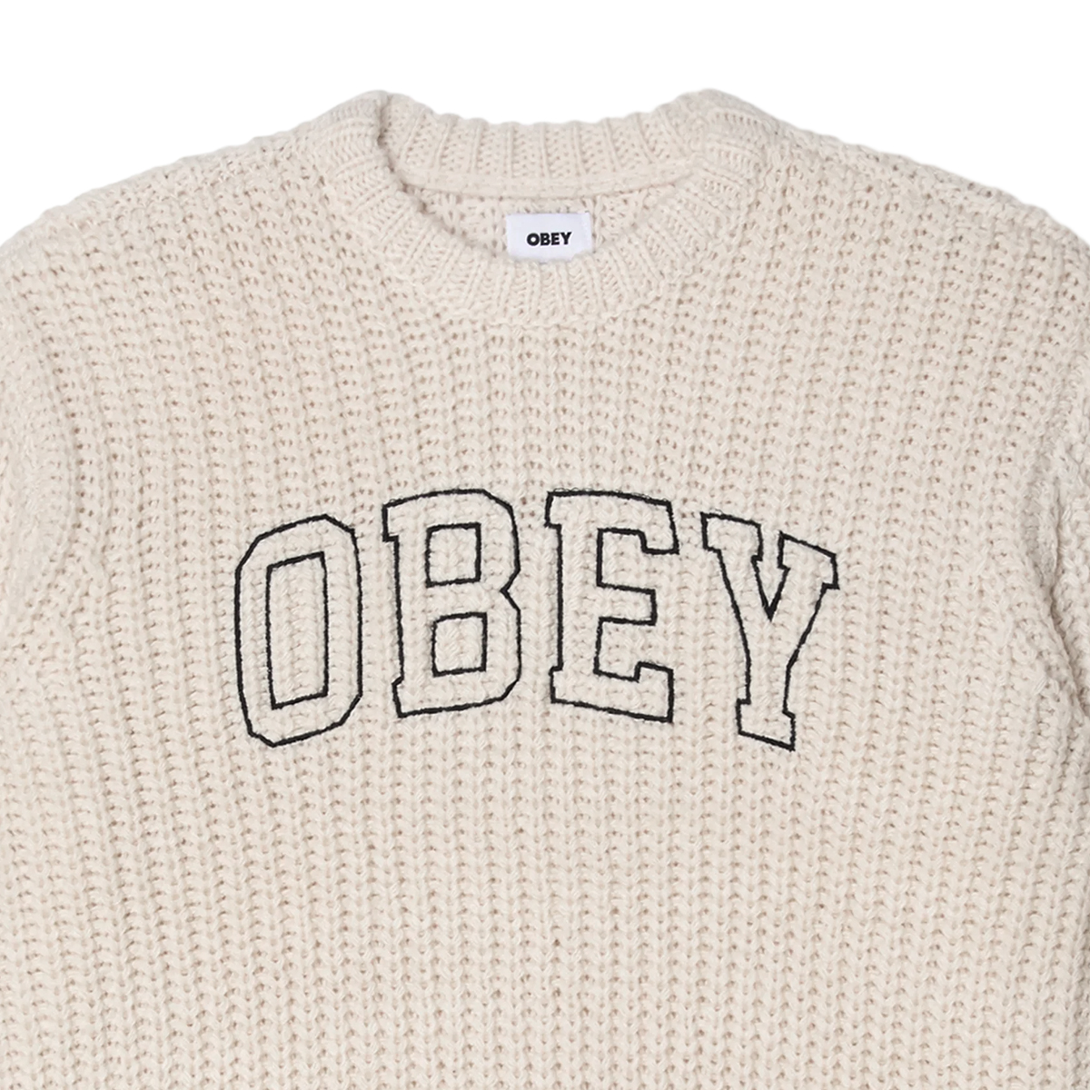 Collegiate Sweater - Whisper White
