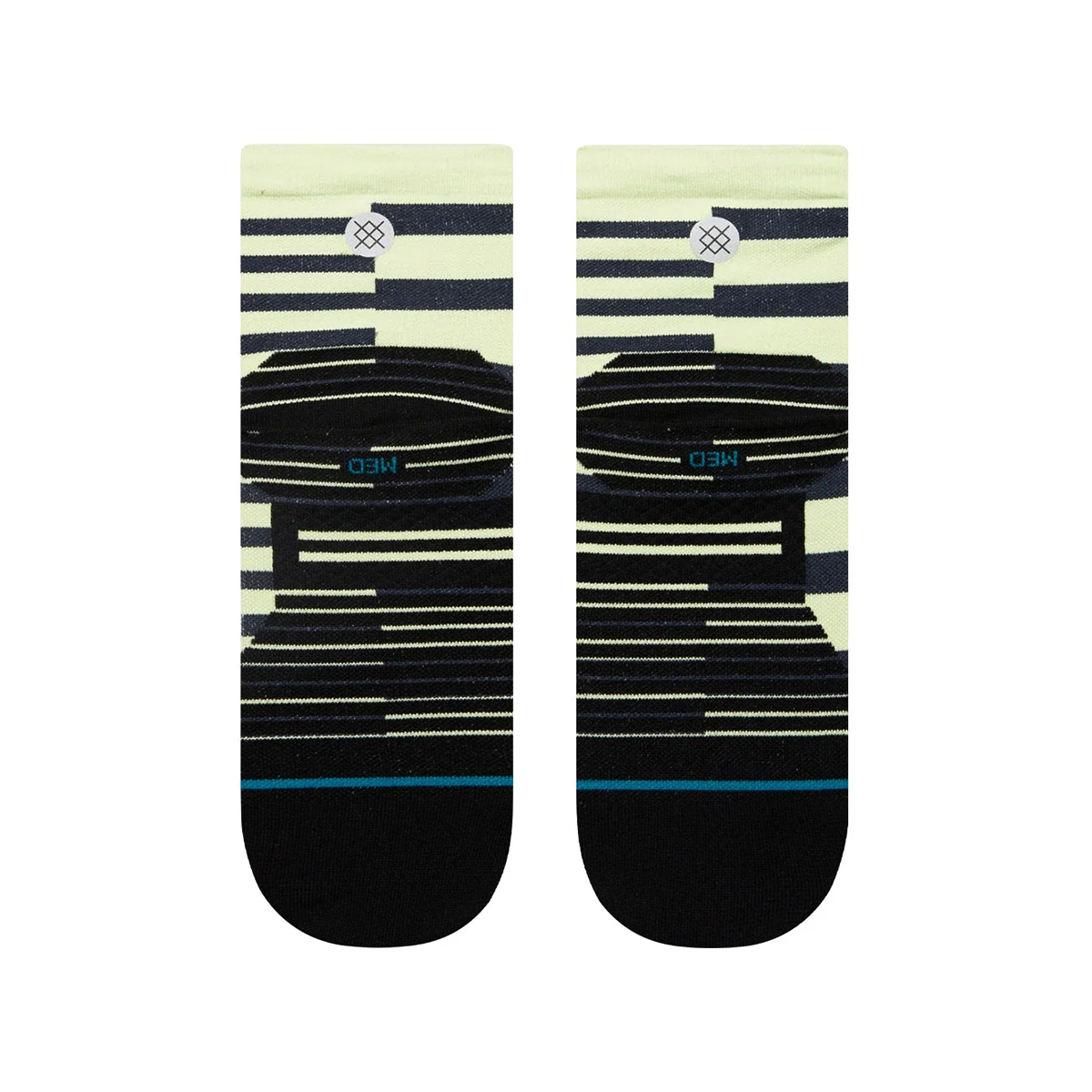 Staggered Ultra Light Quarter - Performance - Black
