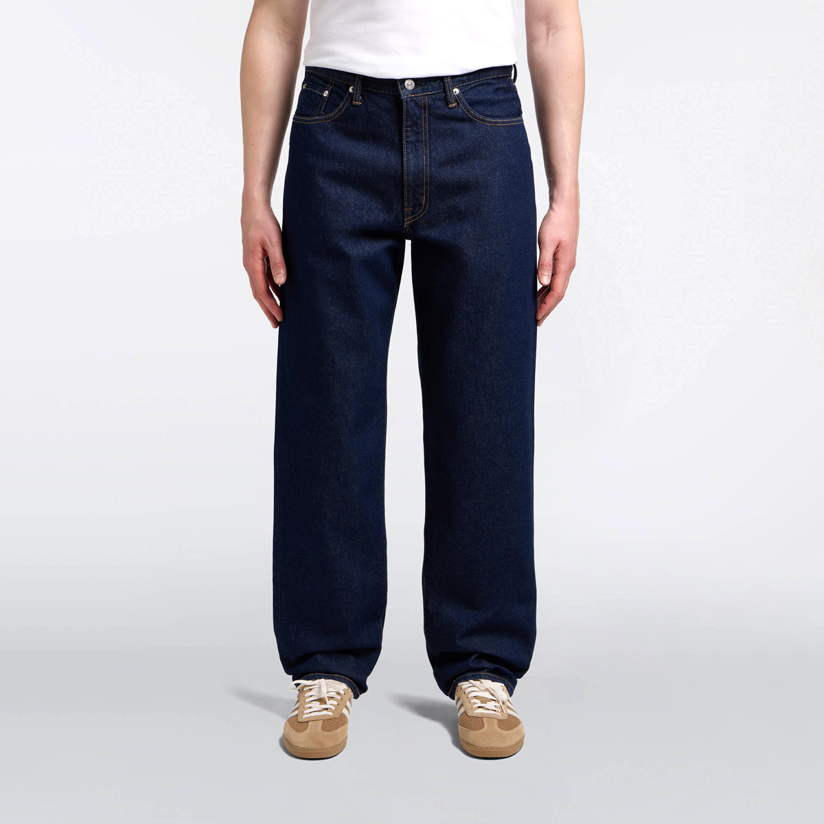 Loose Jeans - Blue Rinsed