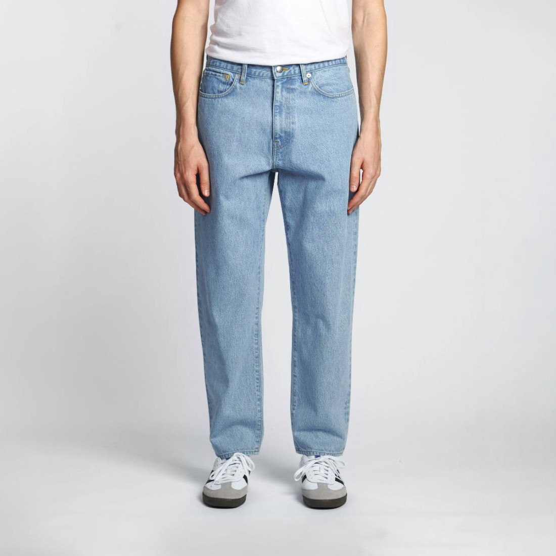 Cosmos Pant - Arctic Blue Denim 14,6 oz - Blue Heavy Bleach Wash