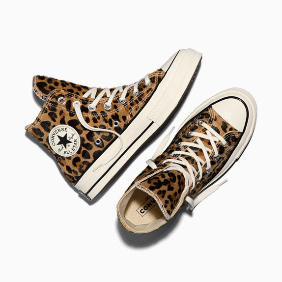 All Star Chuck 70 Leopard Pony Hair High