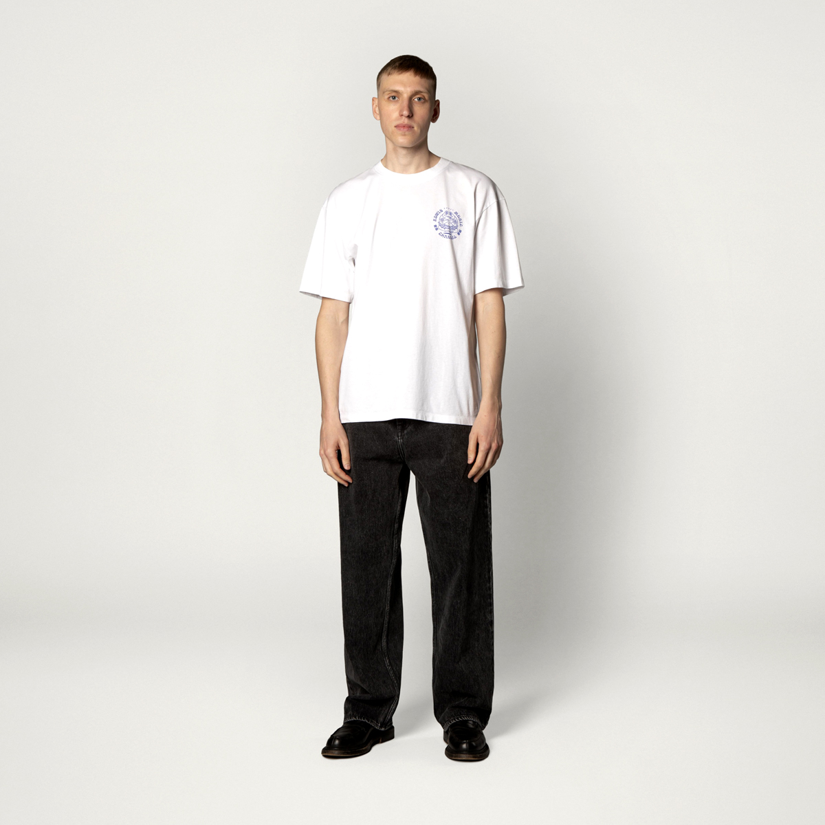 Matrix Pant - Loose Straight - Pembroke Black Denim 13,56 oz - Black Matt