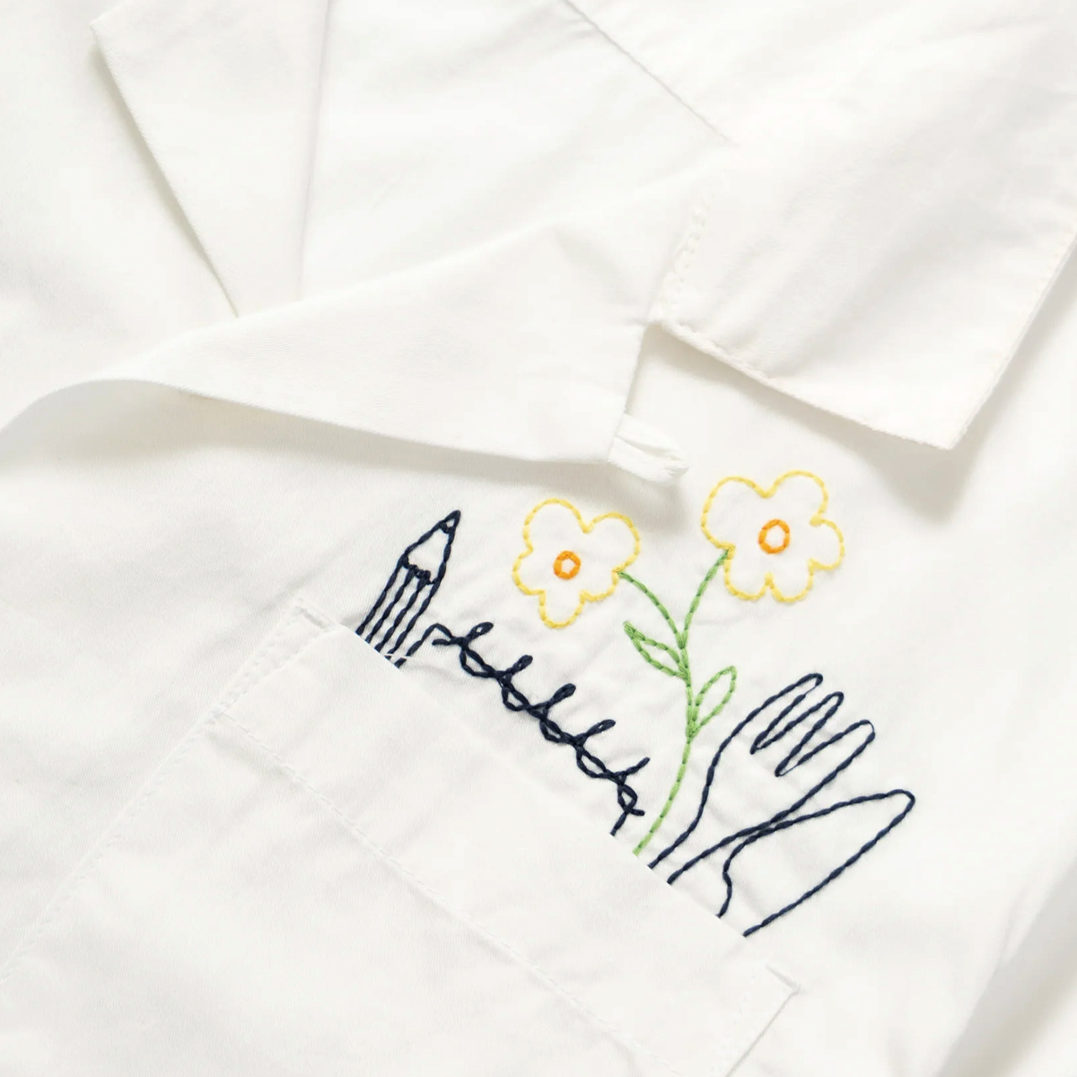 Light Twill Necessities Short Sleeve Shirt - Off White