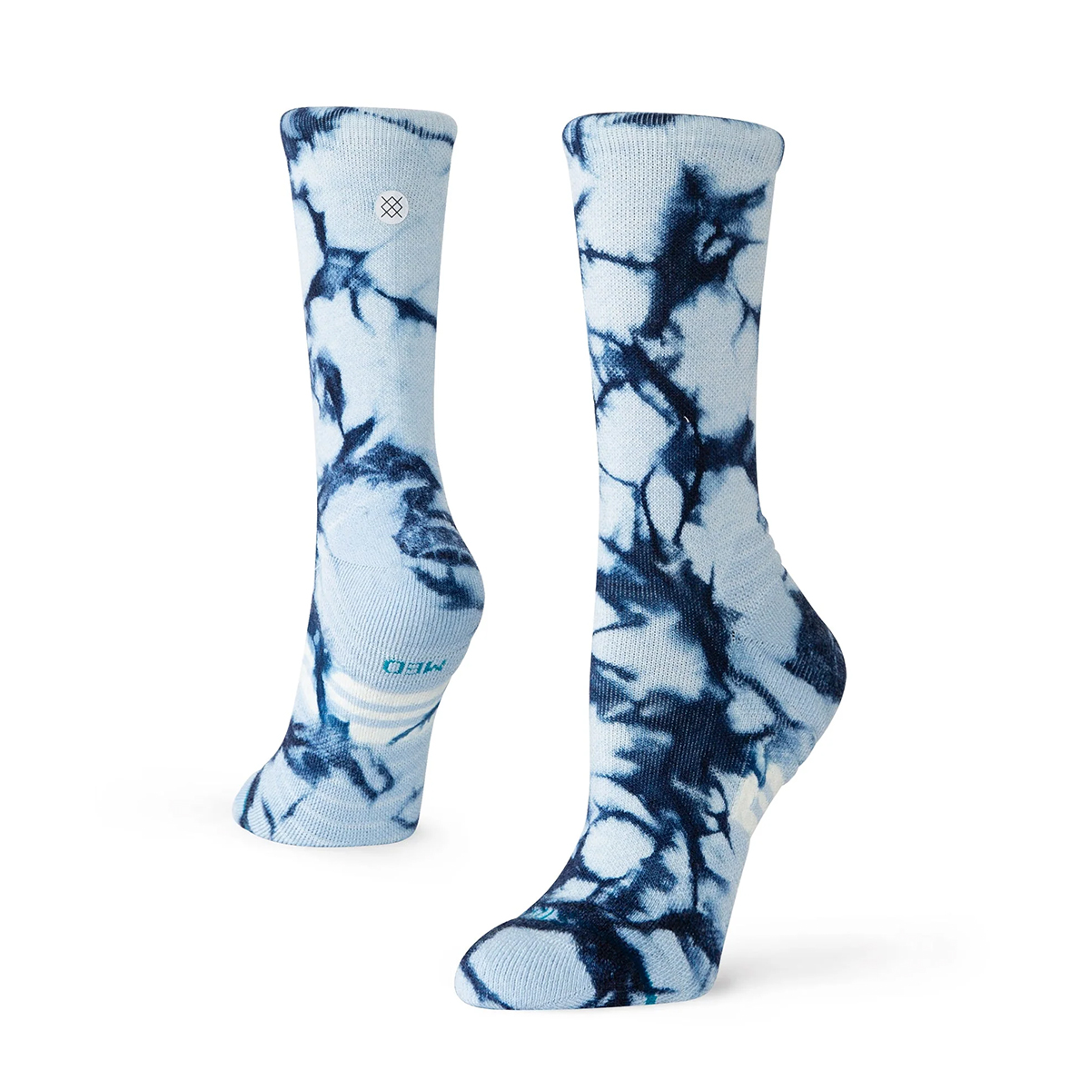 Dye Wool Mid Crew - Hike Performance - InfiKnit - Ice Blue