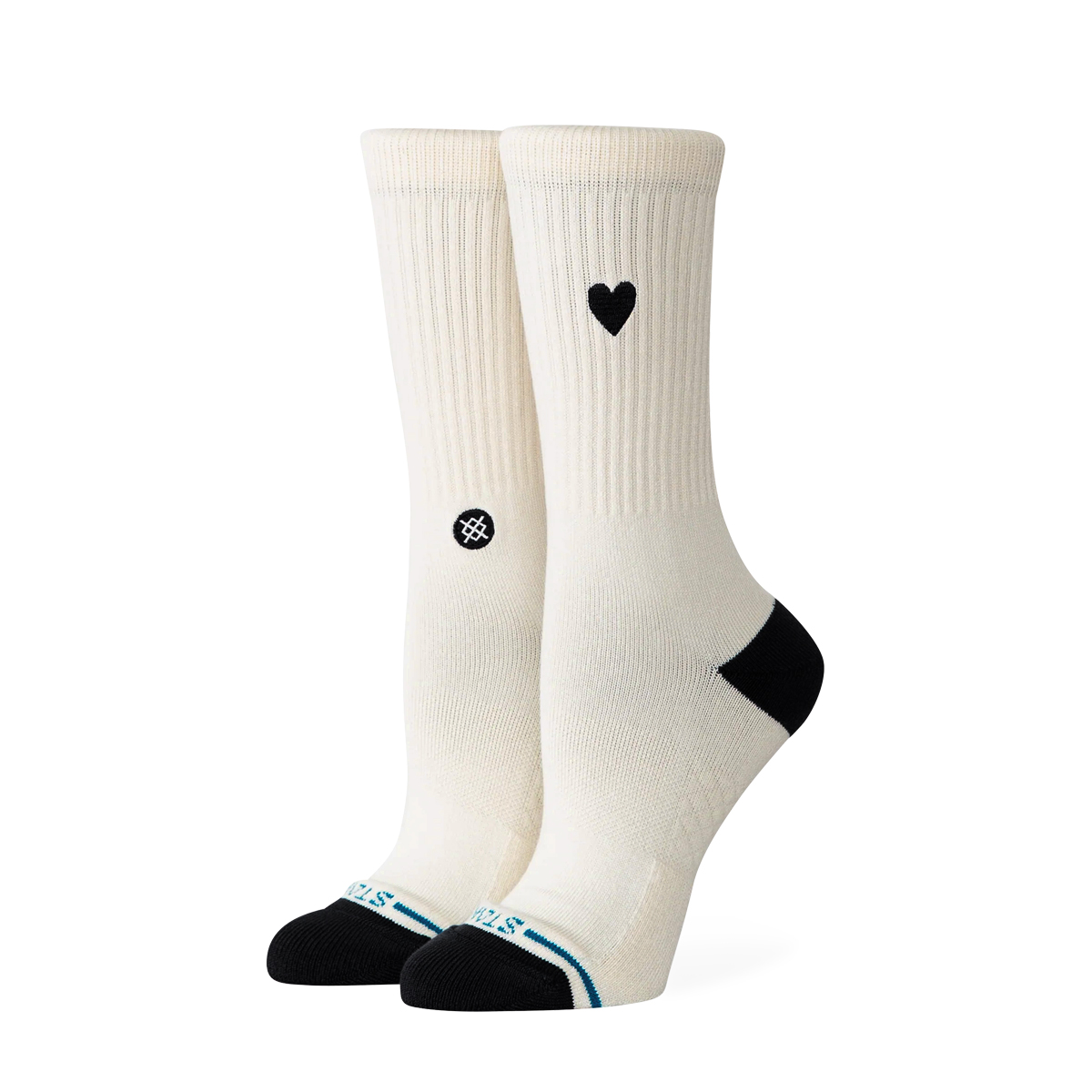 Heart Crew Socke - Beige