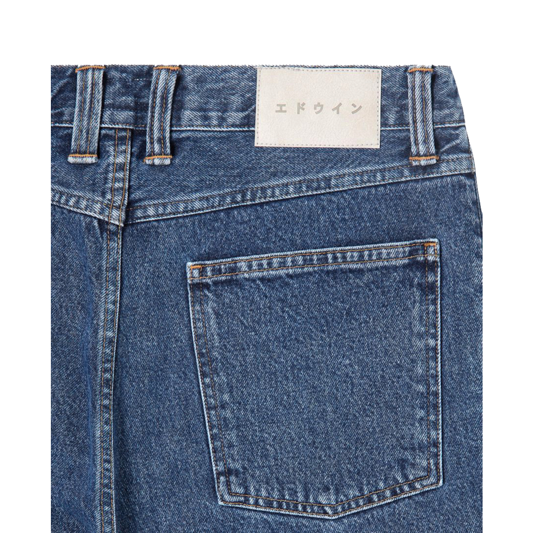 Tyrell Short - Arctic Blue Denim 14,6 oz - Blue Mid Marble