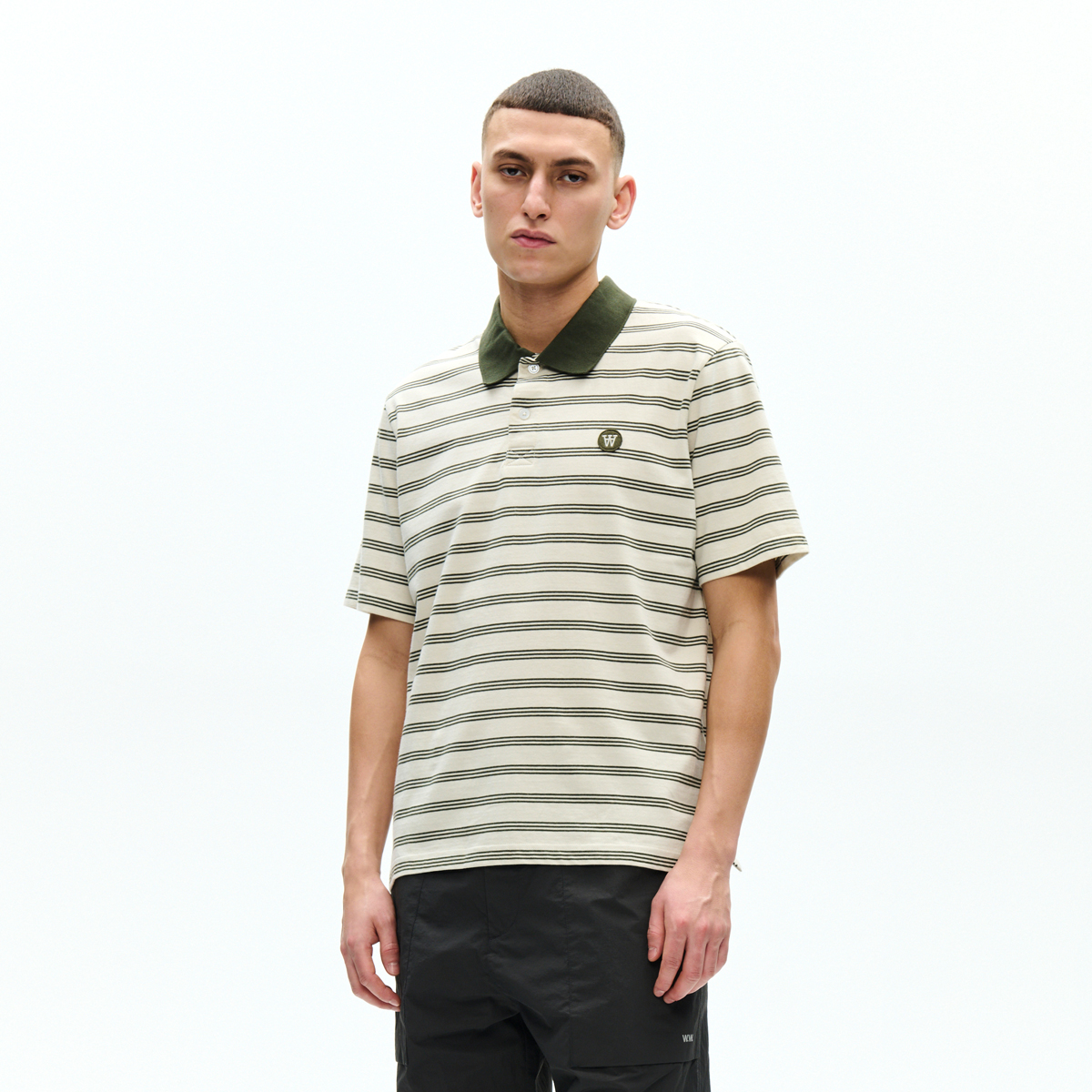 Colton Polo - Beige Olive
