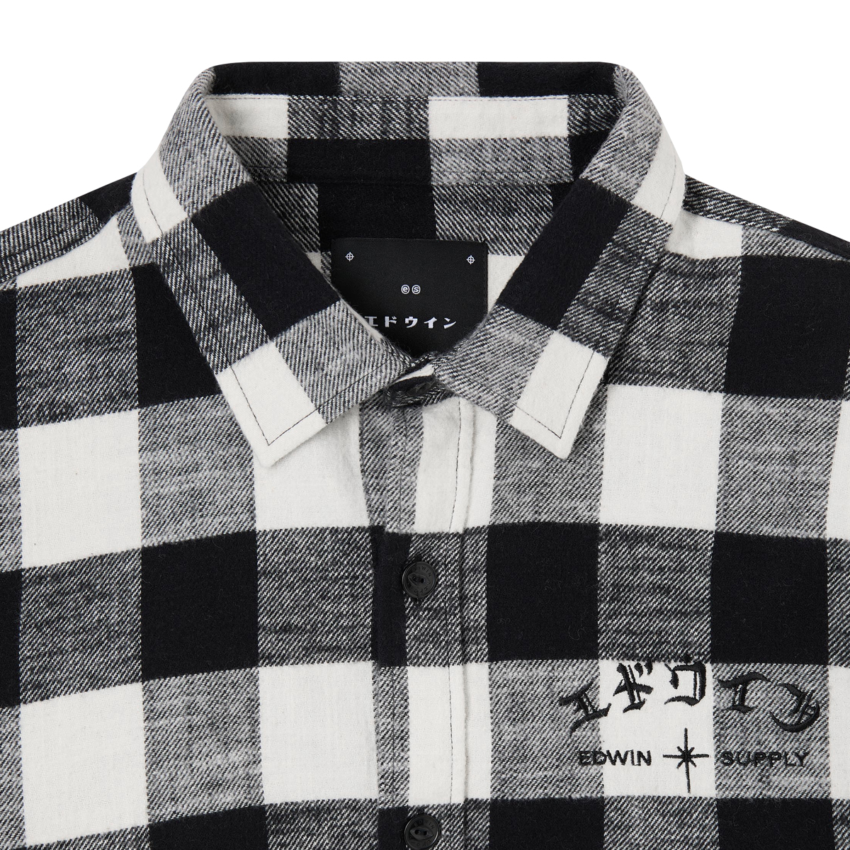 Sebastian Heavy Flanell Shirt - Black White
