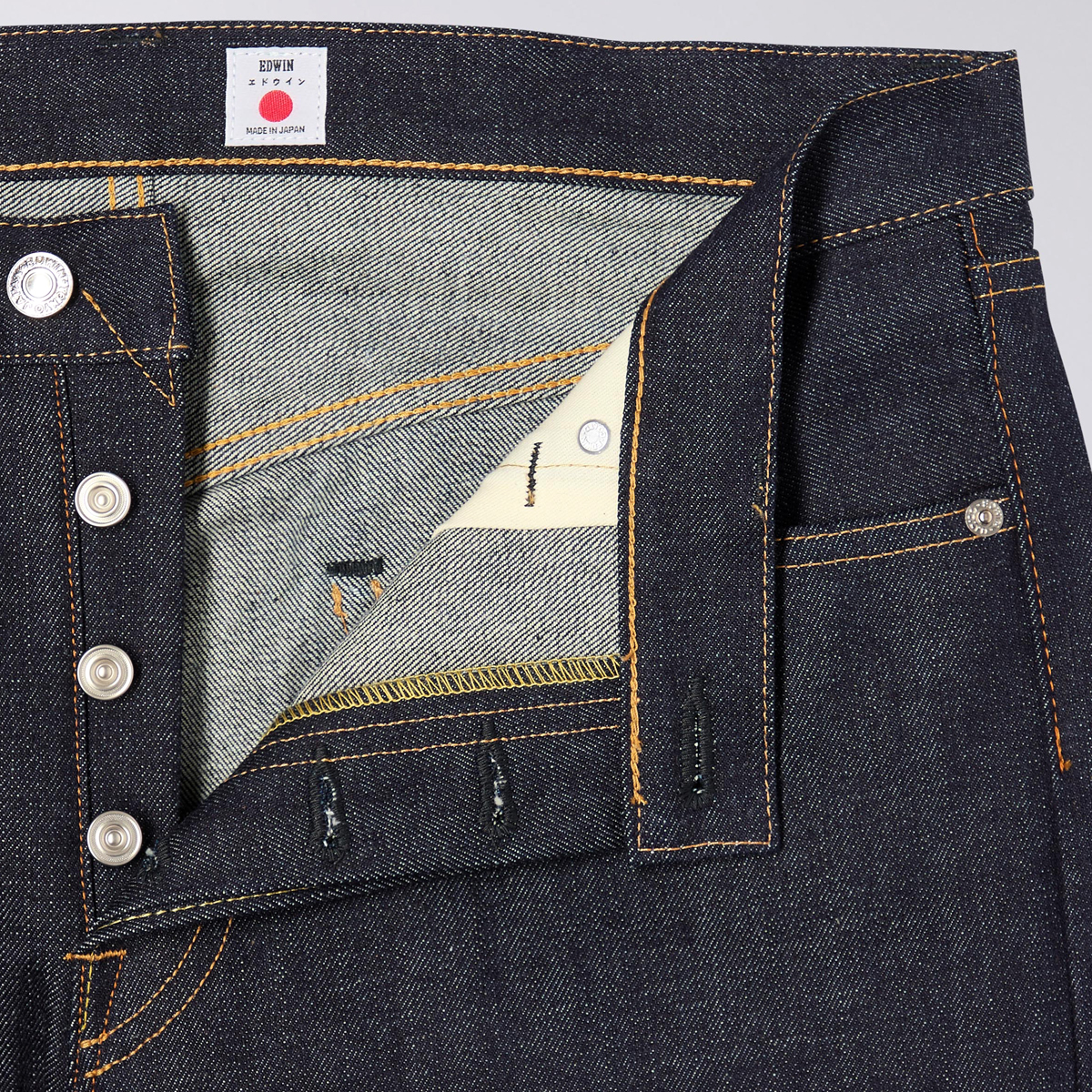 Regular Tapered Jeans - Red Selvage - Unwashed
