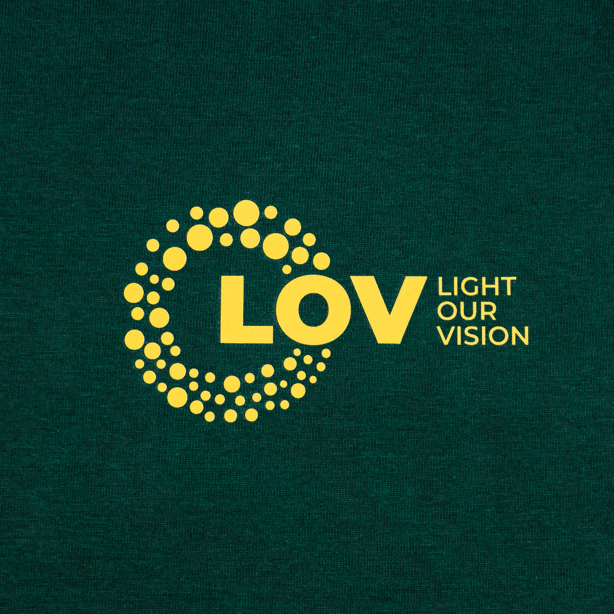 LOV T-Shirt - Licht Macht Platz - Glazed Jade