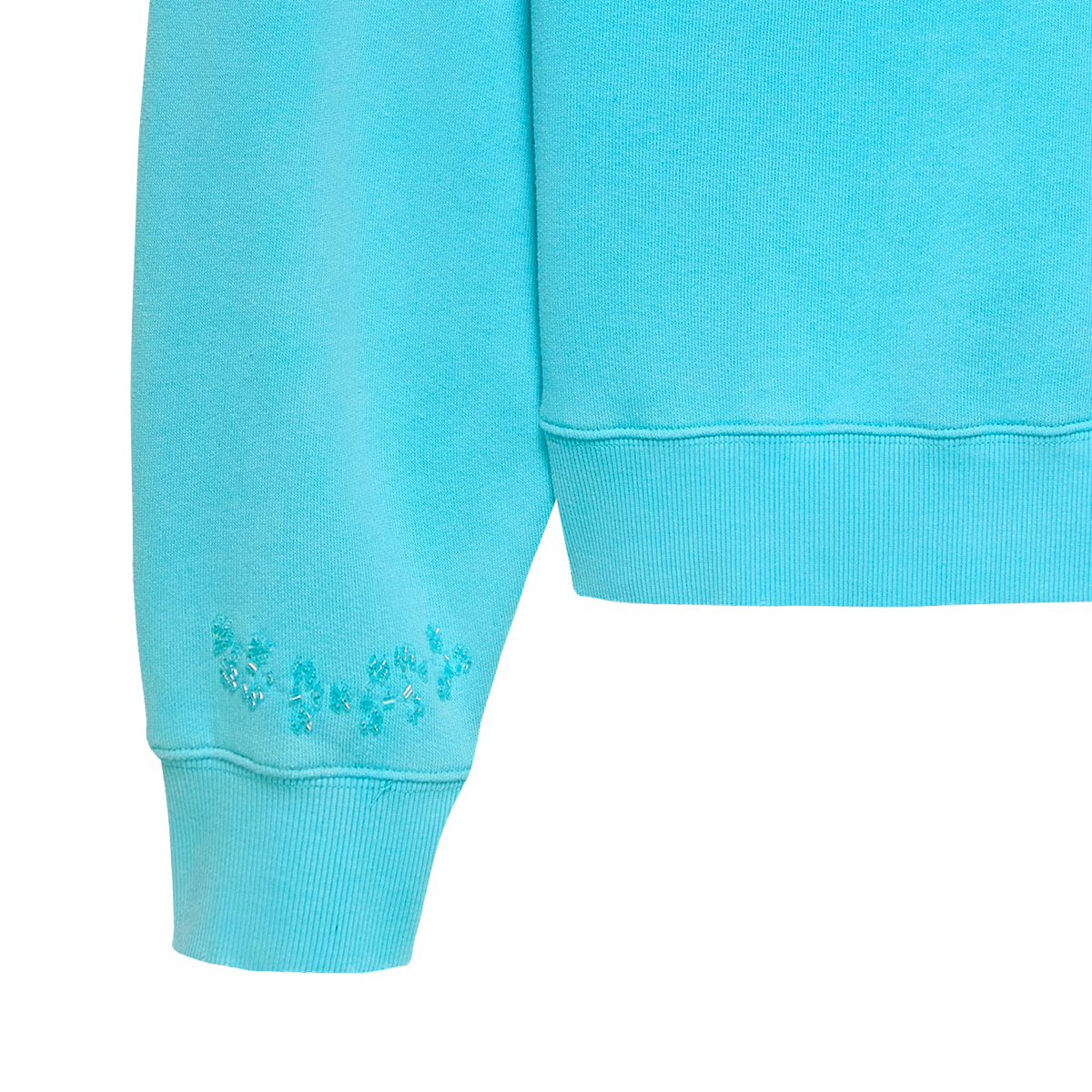 Worked Logo Hoodie - Blue