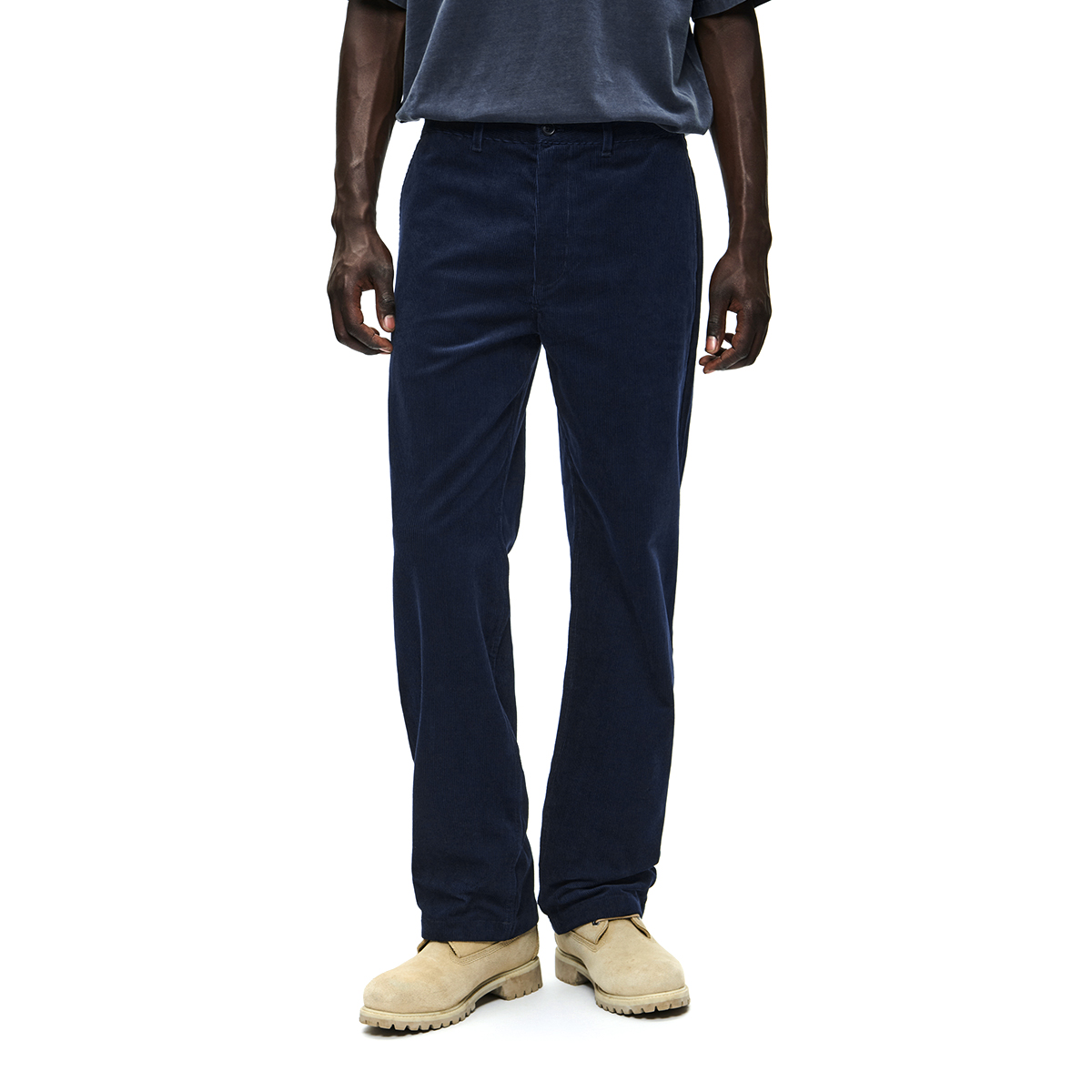 Silas Cord Pant - Navy Blue