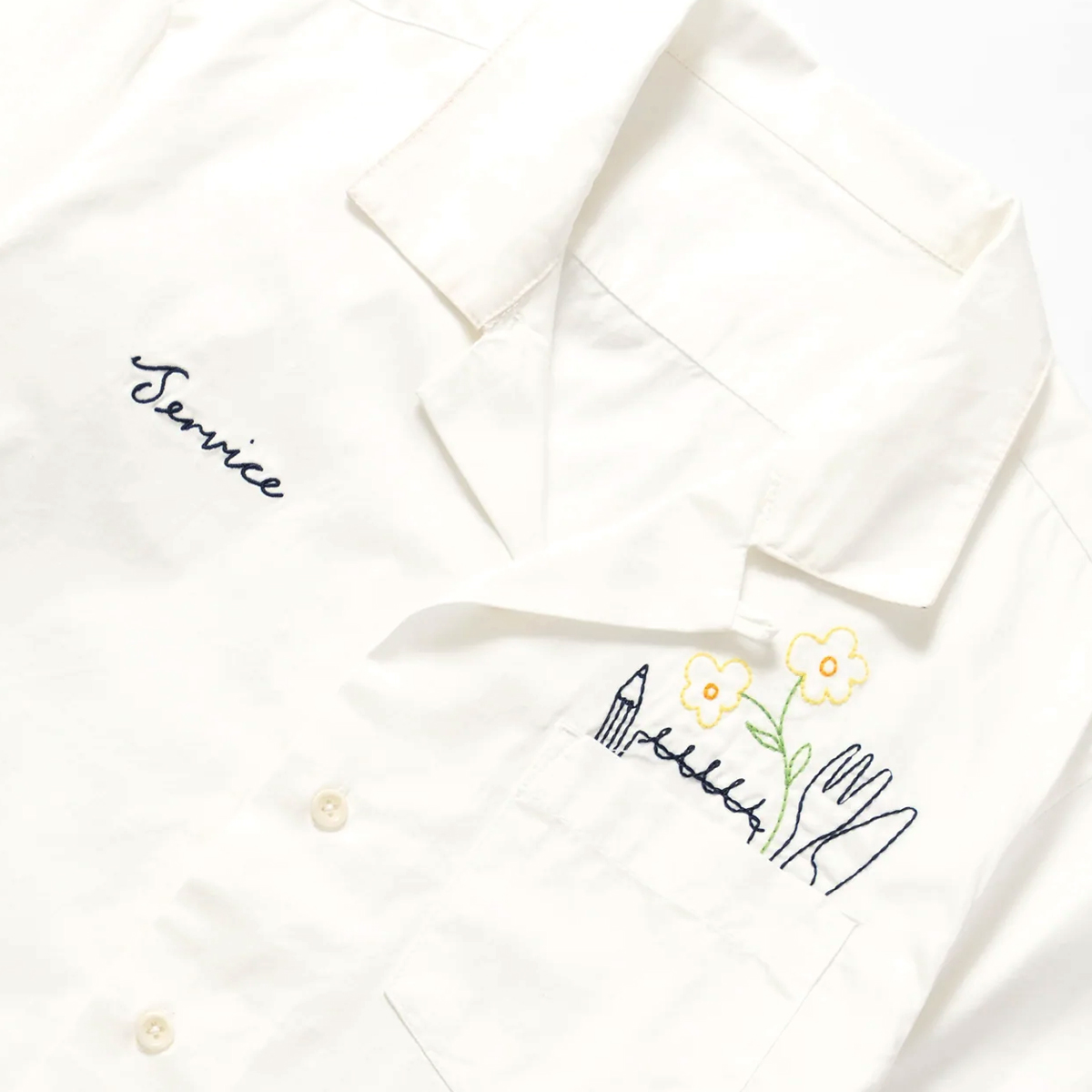 Light Twill Necessities Short Sleeve Shirt - Off White