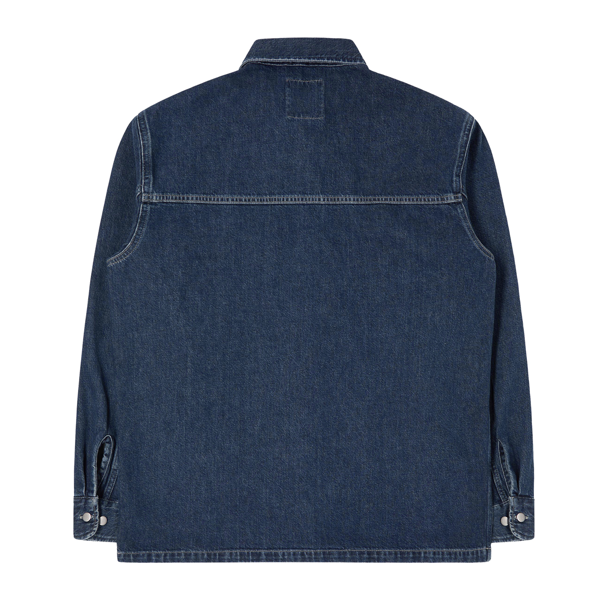Trucker Overshirt - 12.25oz Platinum Blue Denim - Blue Marble Wash