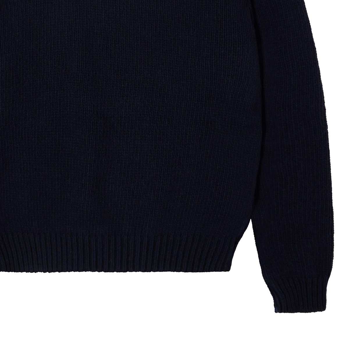 Ellis Strick Sweater - Boxy Fit - Navy