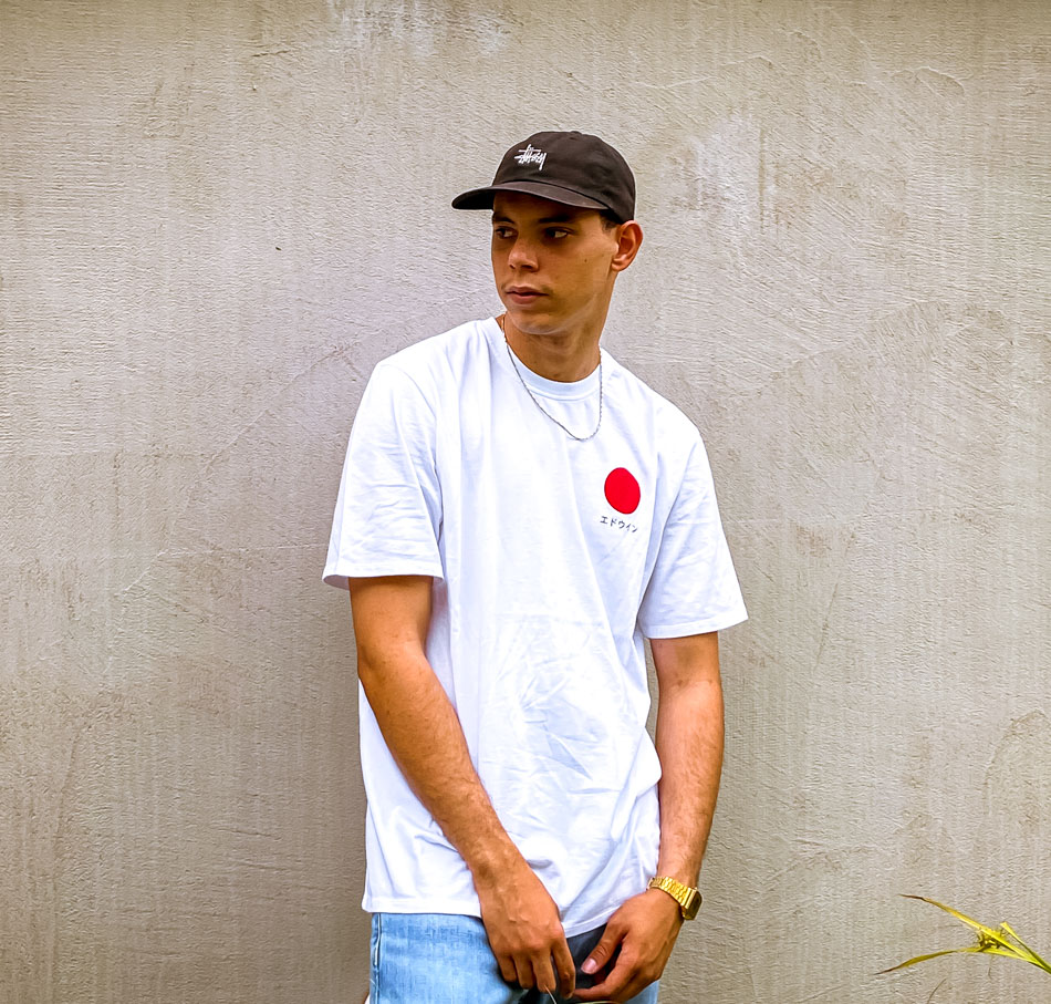 Edwin Japanese Sun Tee - White