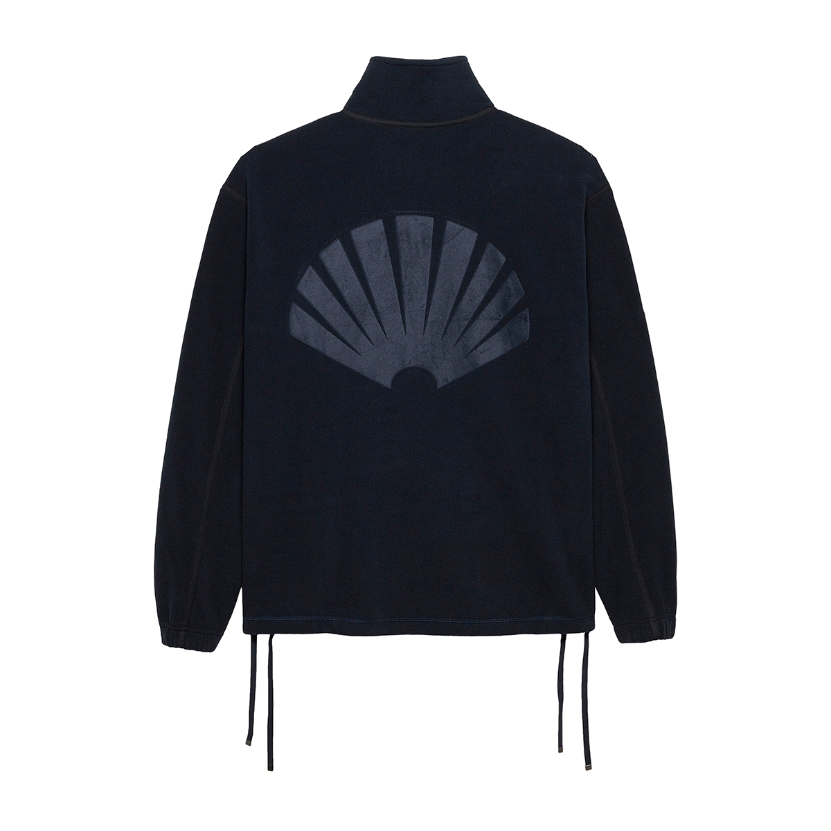 Fleece Zip Up Sweatshirt - Regular Fit - Night Blue